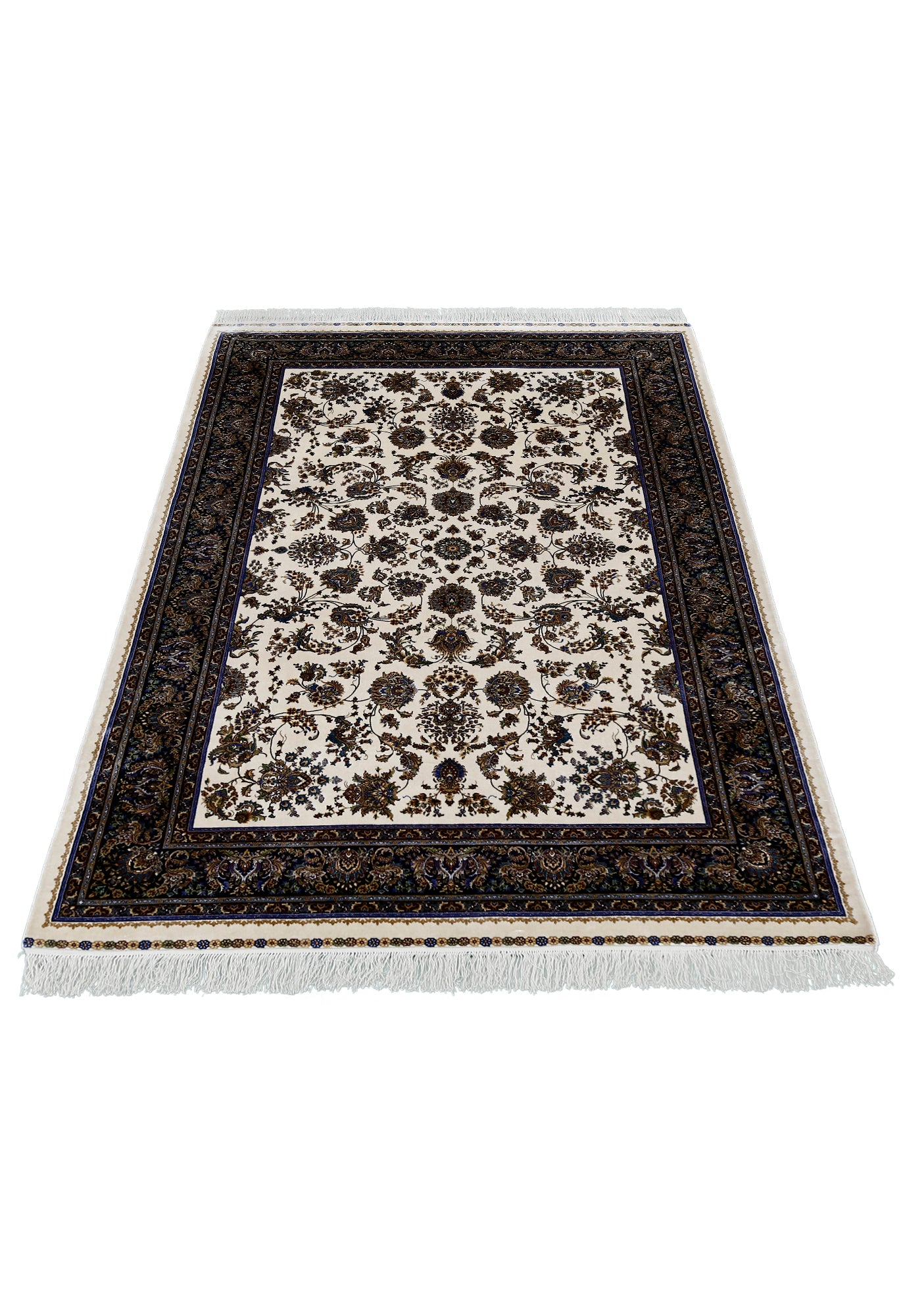 Cream Noir Floral Rug
