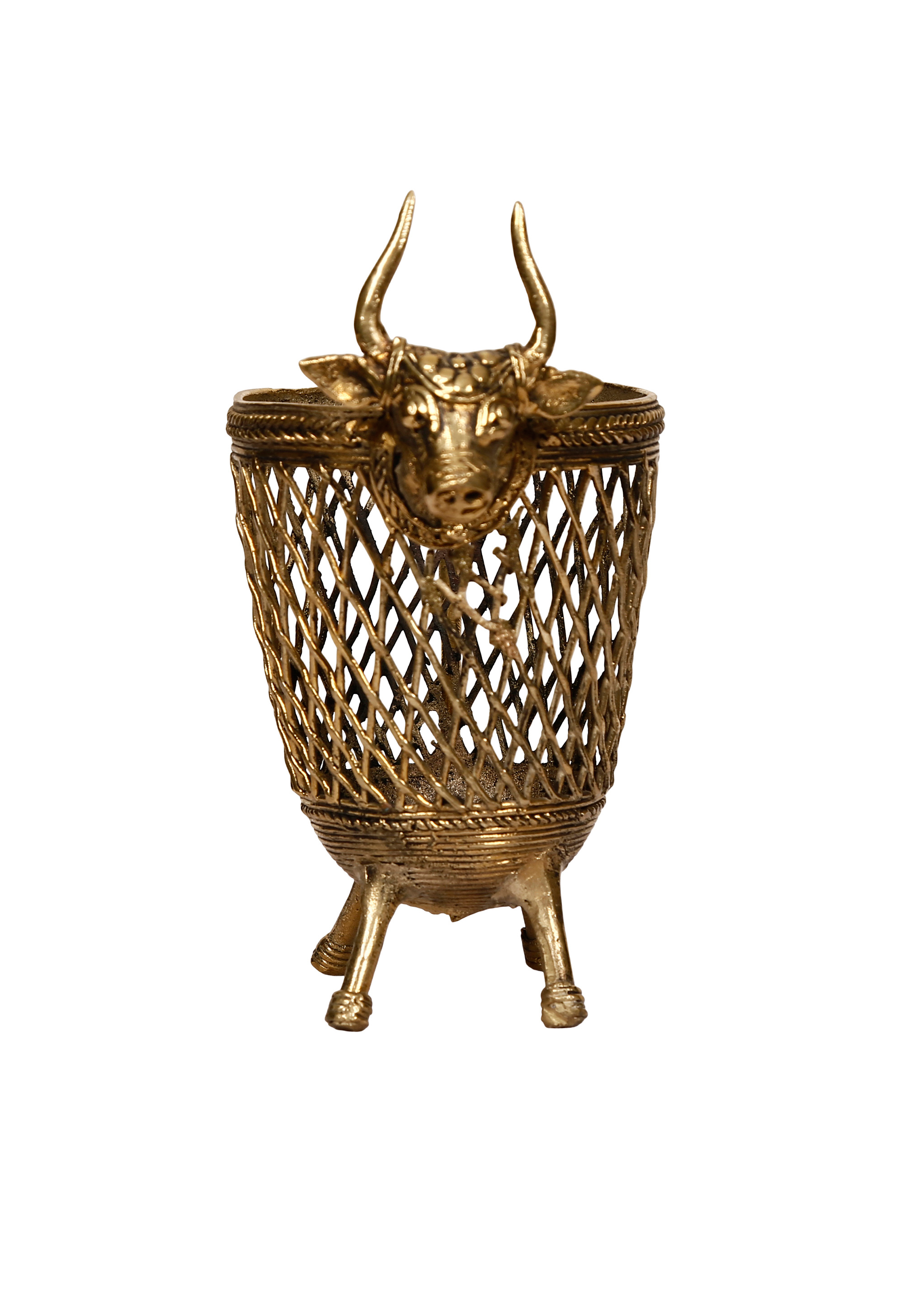 Khushi-Living-Artefacts-Brass-Bucket