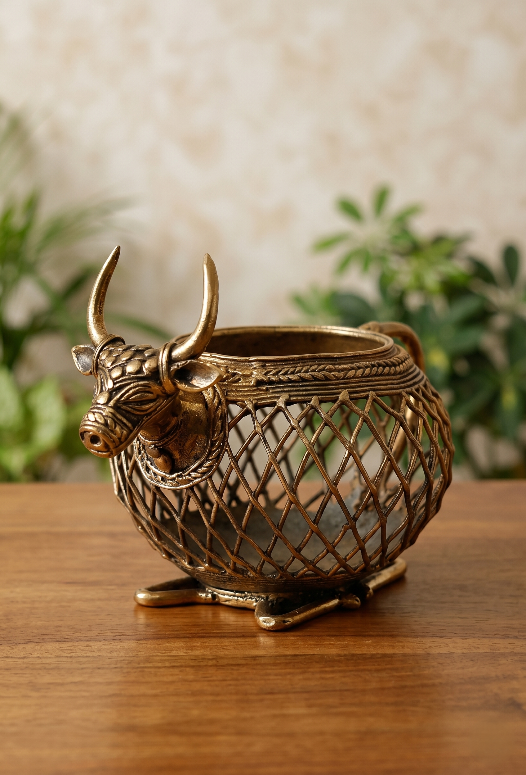 Khushi-Living-Artefacts-Brass-Bucket