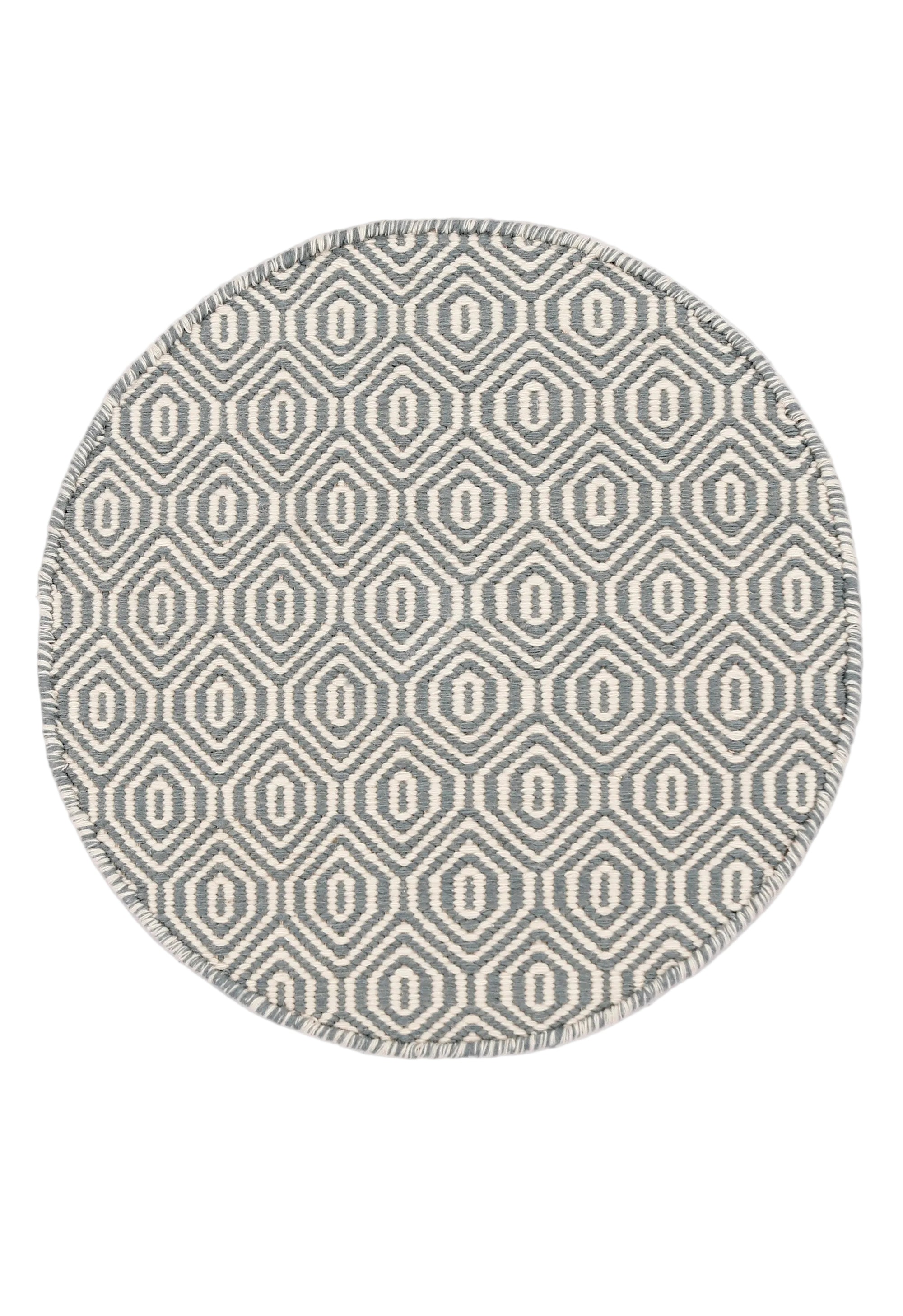 Sage Round Dhurrie