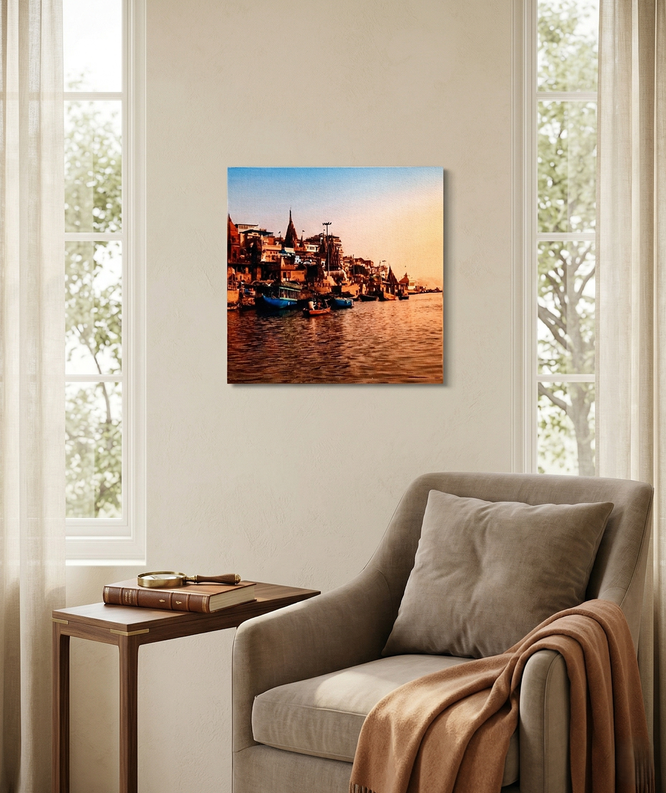 Khushi-Living-Paintings-Devotional-Kashi-Ghat