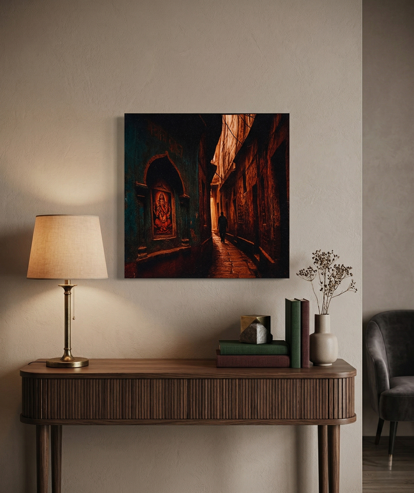 Khushi-Living-Paintings-Devotional-Kashi-Ghat