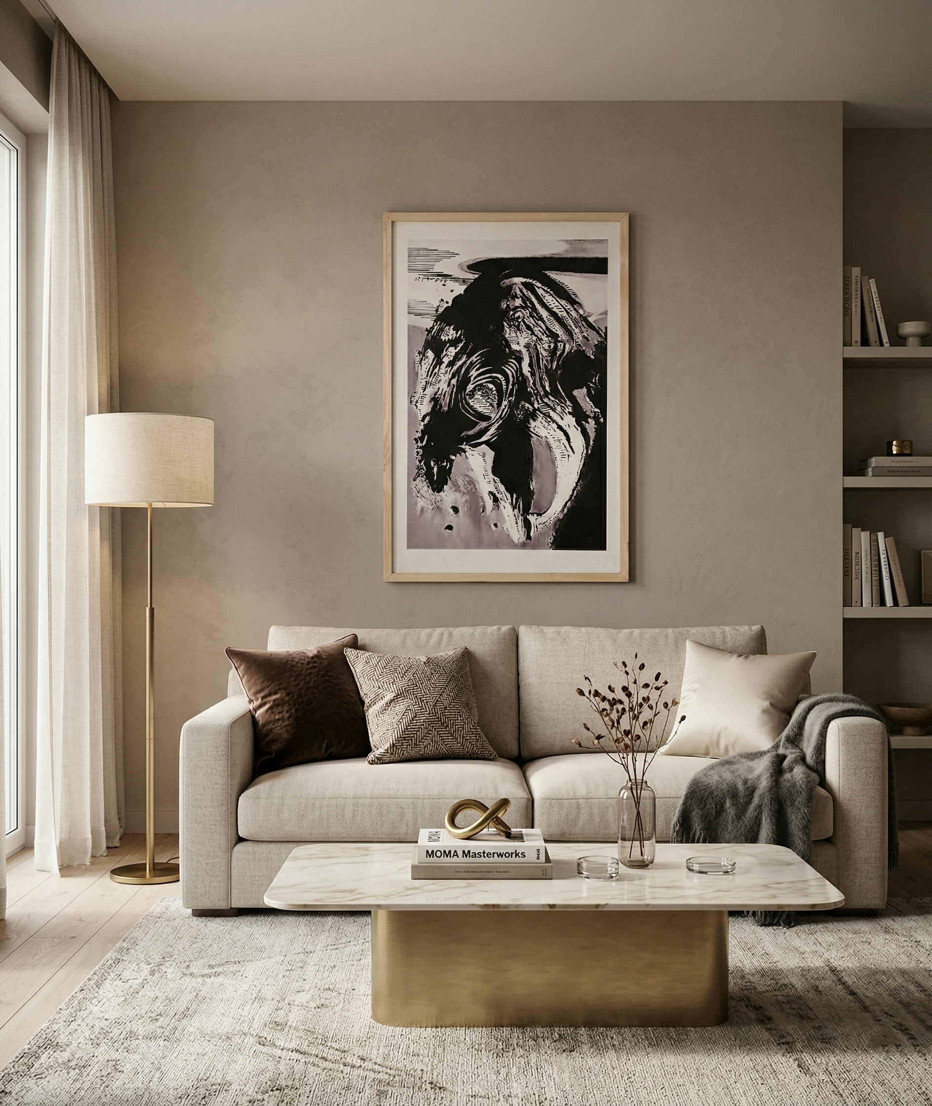 Khushi-Living-Paintings-Black & White