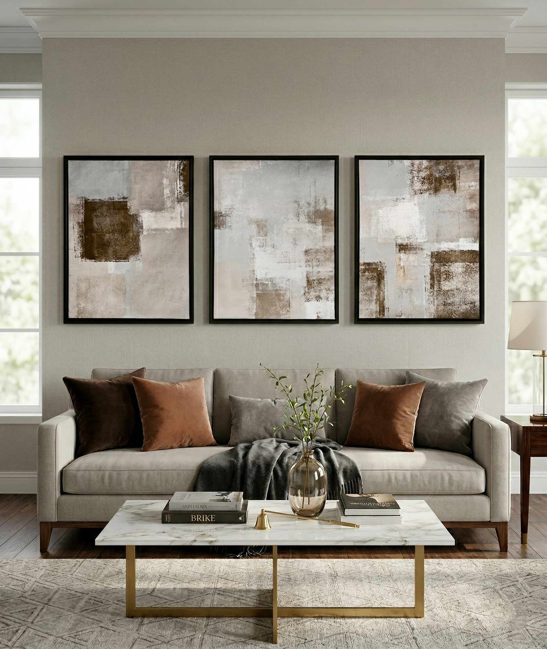 Khushi-Living-Paintings-Abstract-Set of 3
