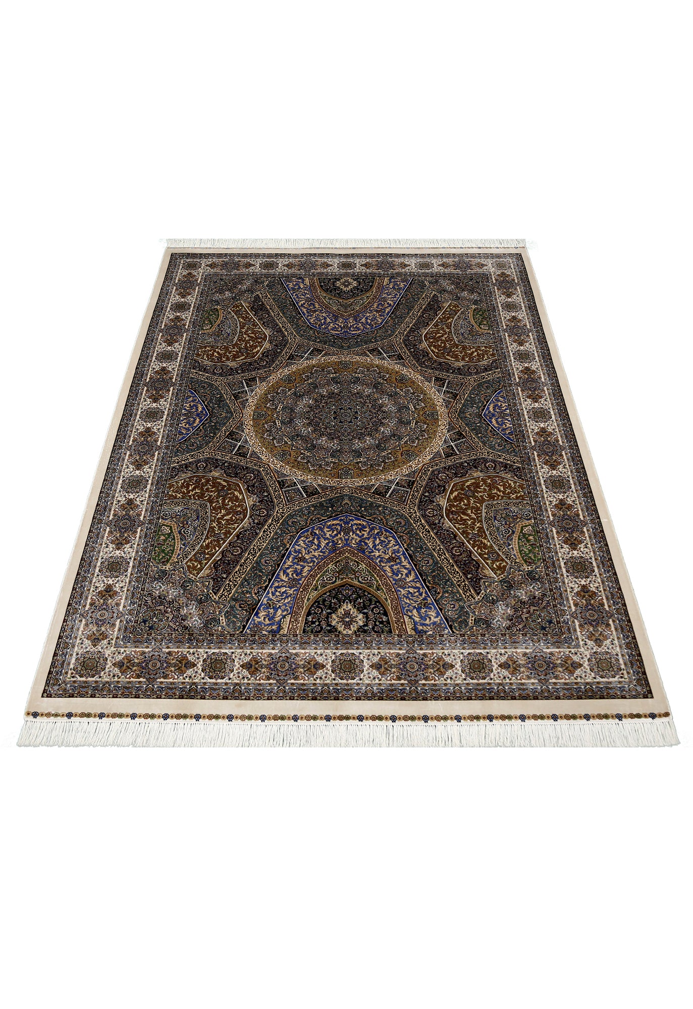 Ivory Arch Medallion Rug