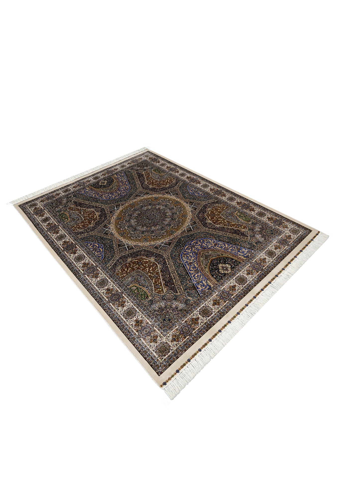 Ivory Arch Medallion Rug