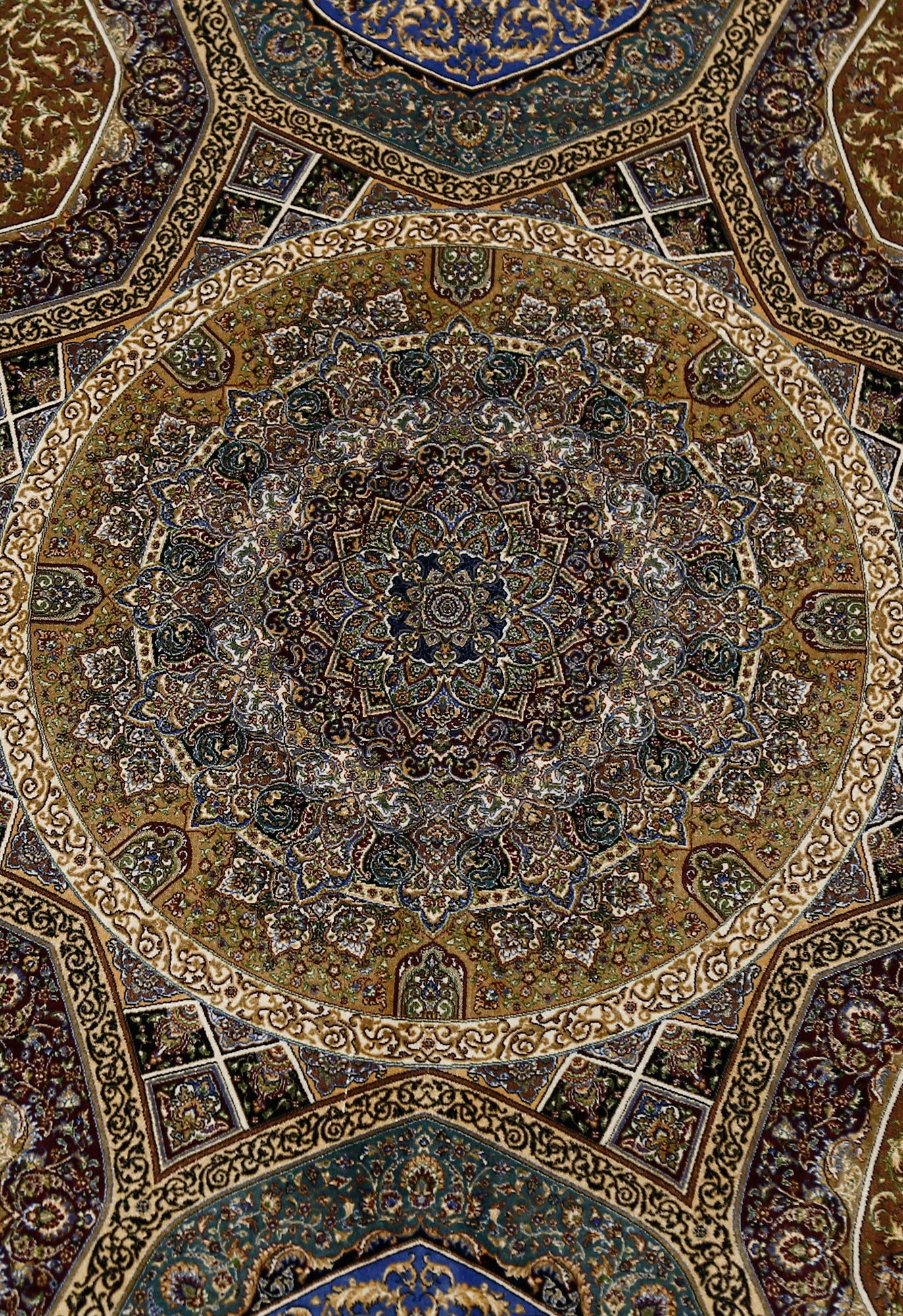 Ivory Arch Medallion Rug