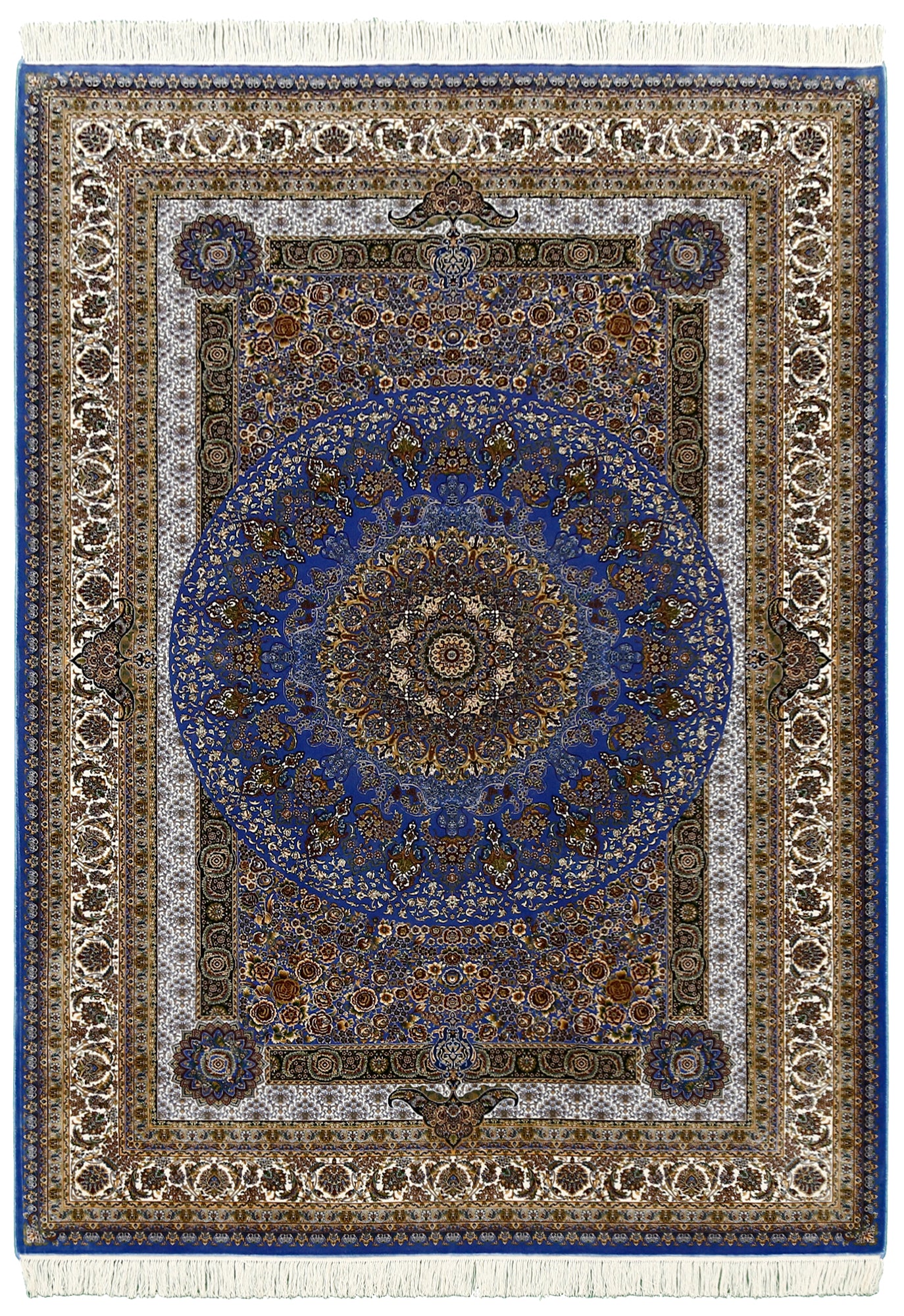 Imperial Azure Medallion Rug