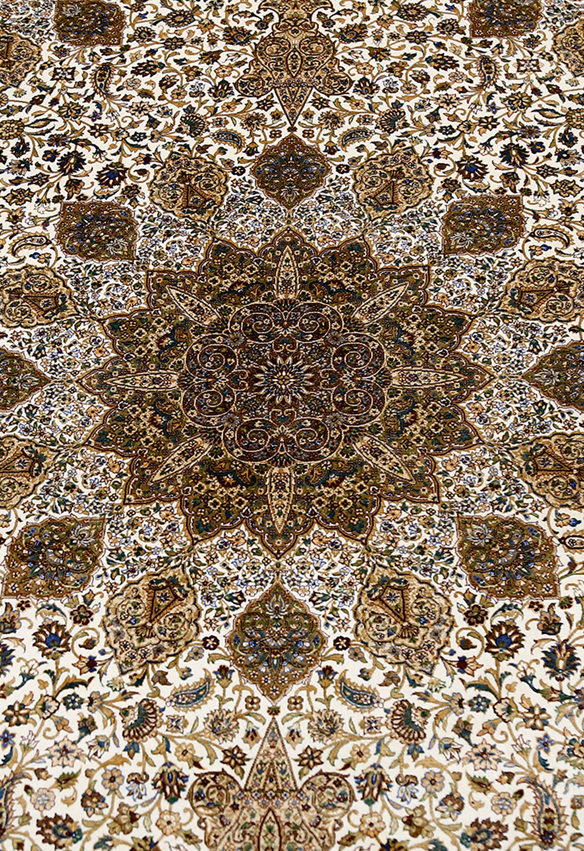 Ivory Starburst Medallion Rug