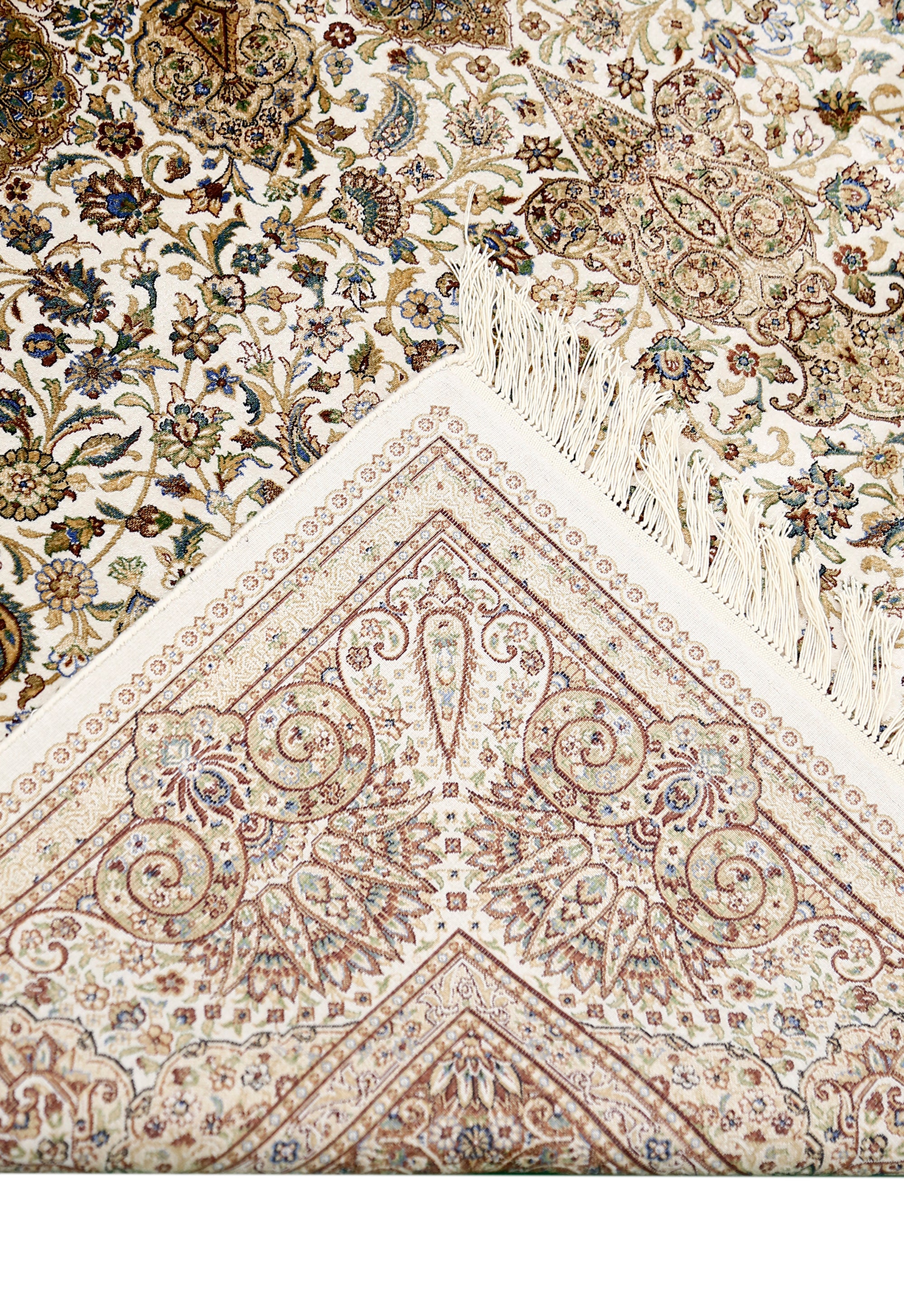 Ivory Starburst Medallion Rug