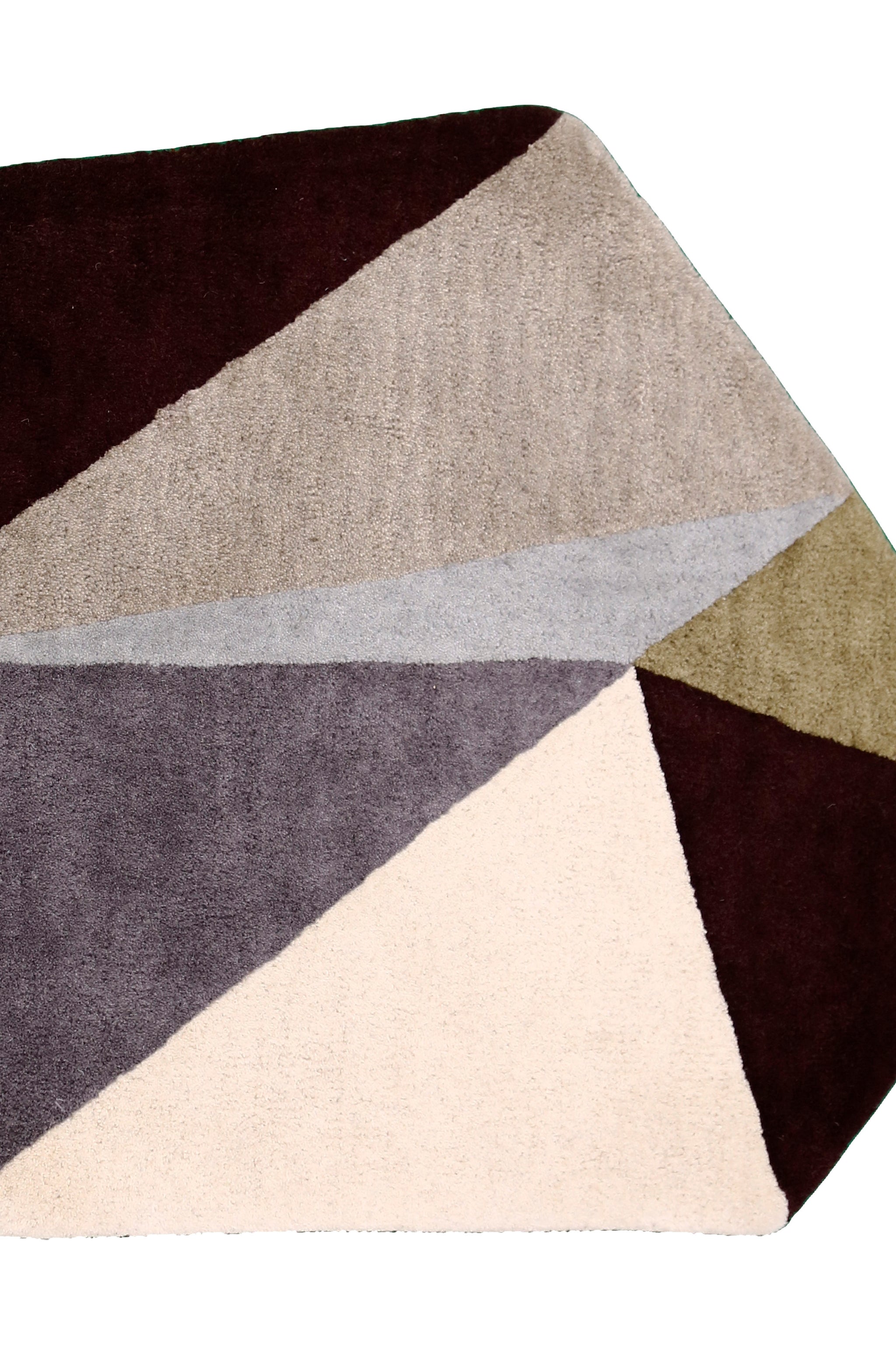 Merlot Facet Rug For Living Room