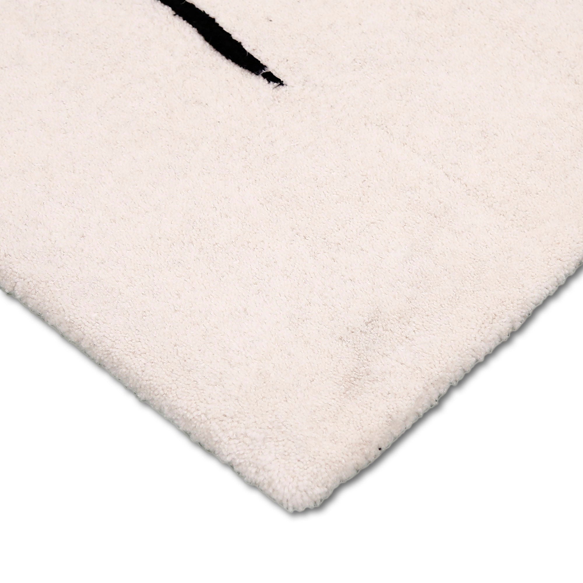Black Horse Silhouette Hand Tufted Wool Viscose Wall Rug