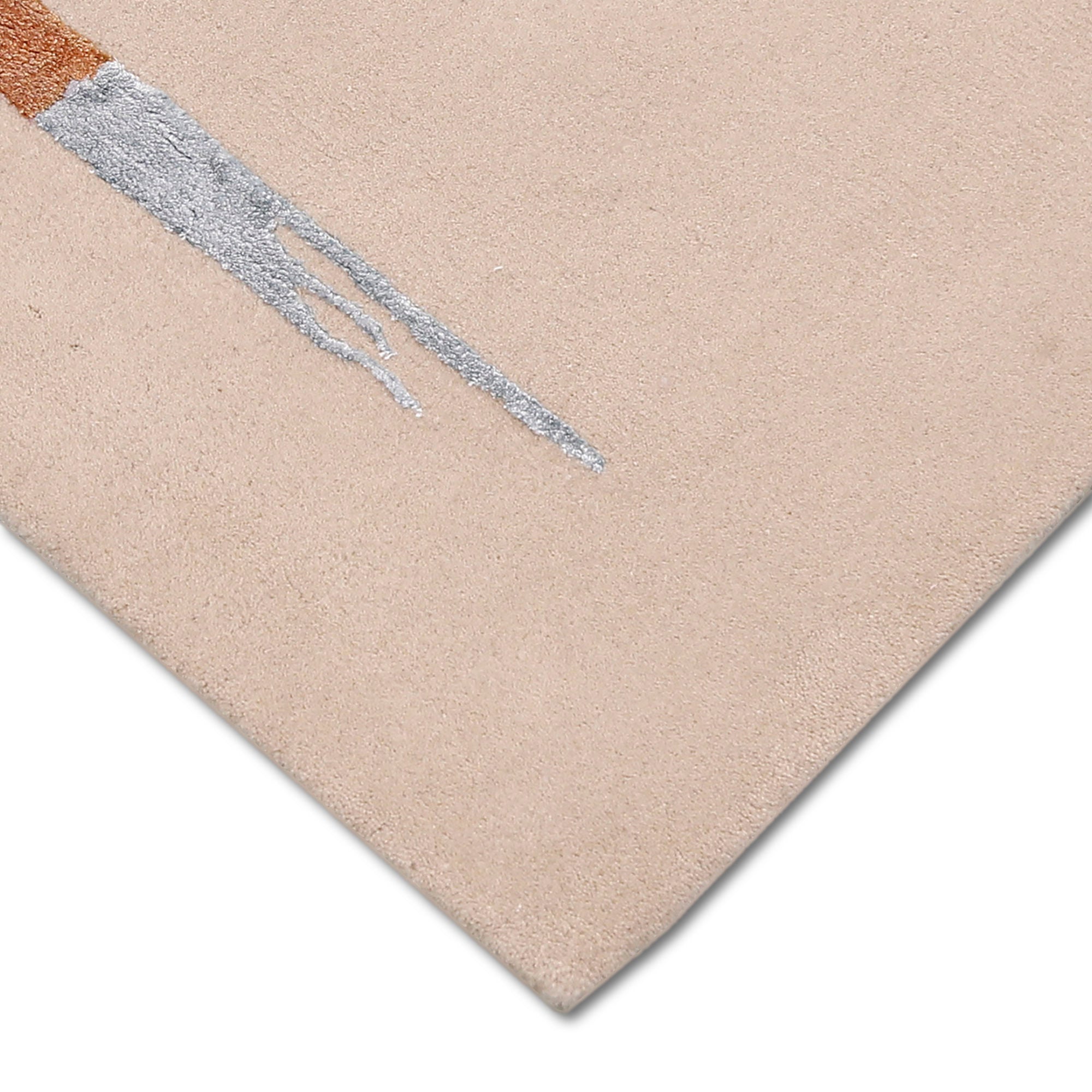 Multicolour Geometric Horse Hand Tufted Wool Viscose Wall Rug