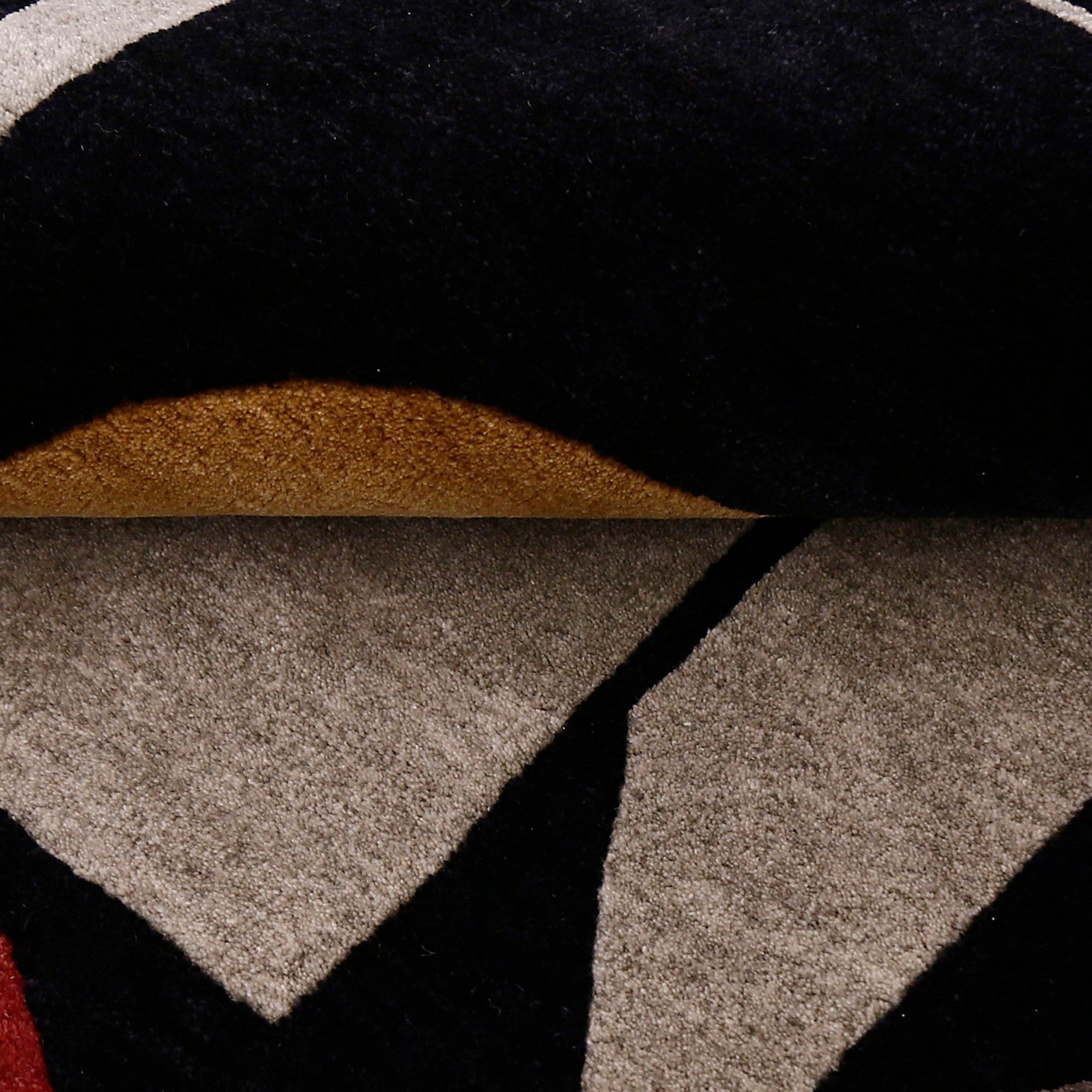 Abstract Modern Hand Tufted Wool Wall Rug