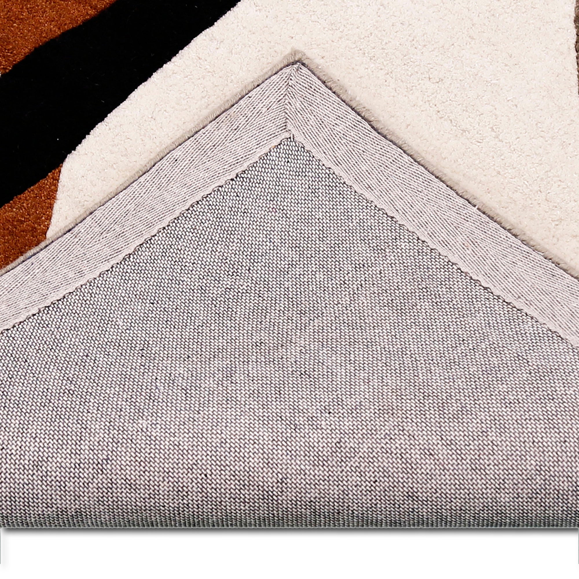 Abstract Geometric Hand Tufted Wool Viscose Wall Rug