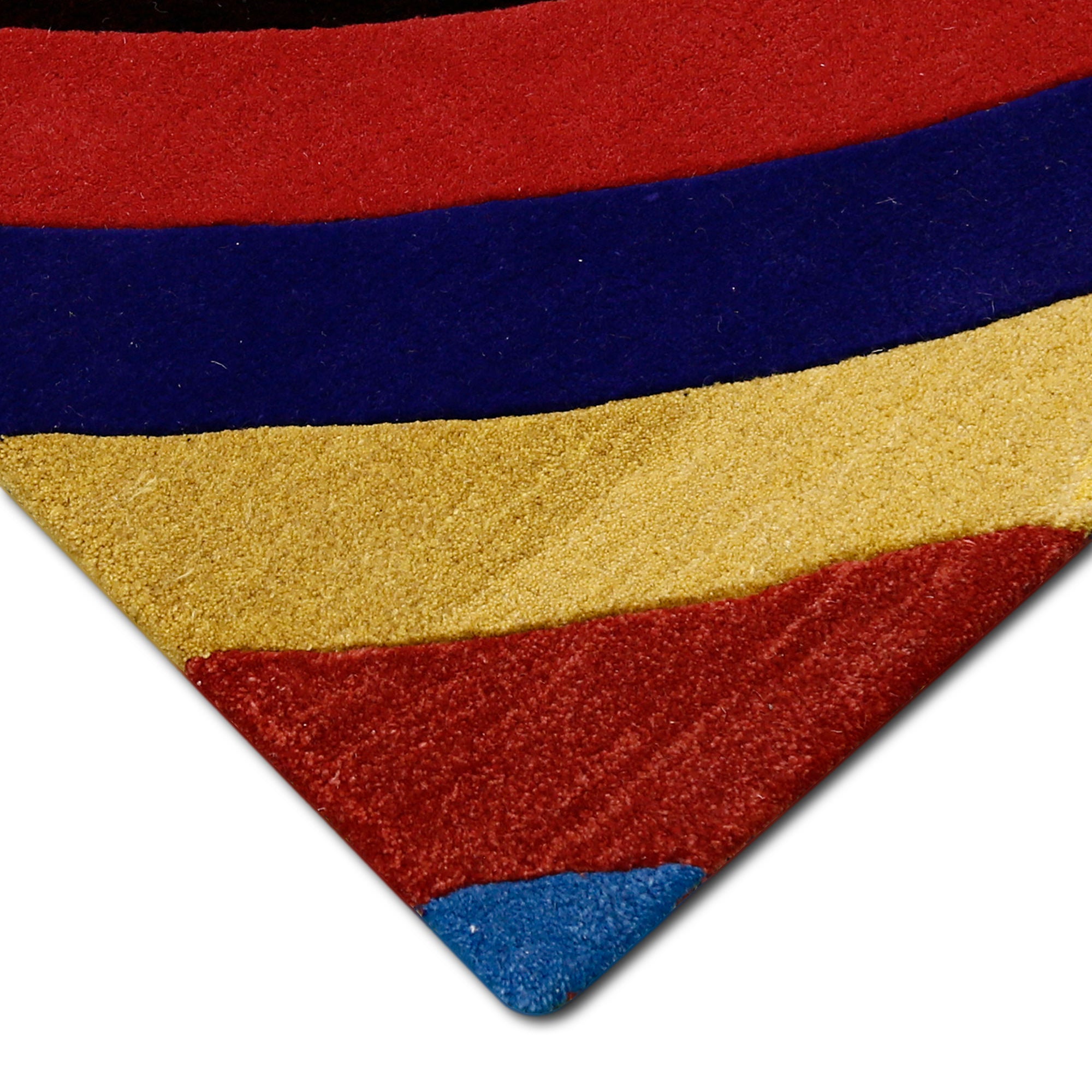 Concentric Circle Hand Tufted Wool Wall Rug