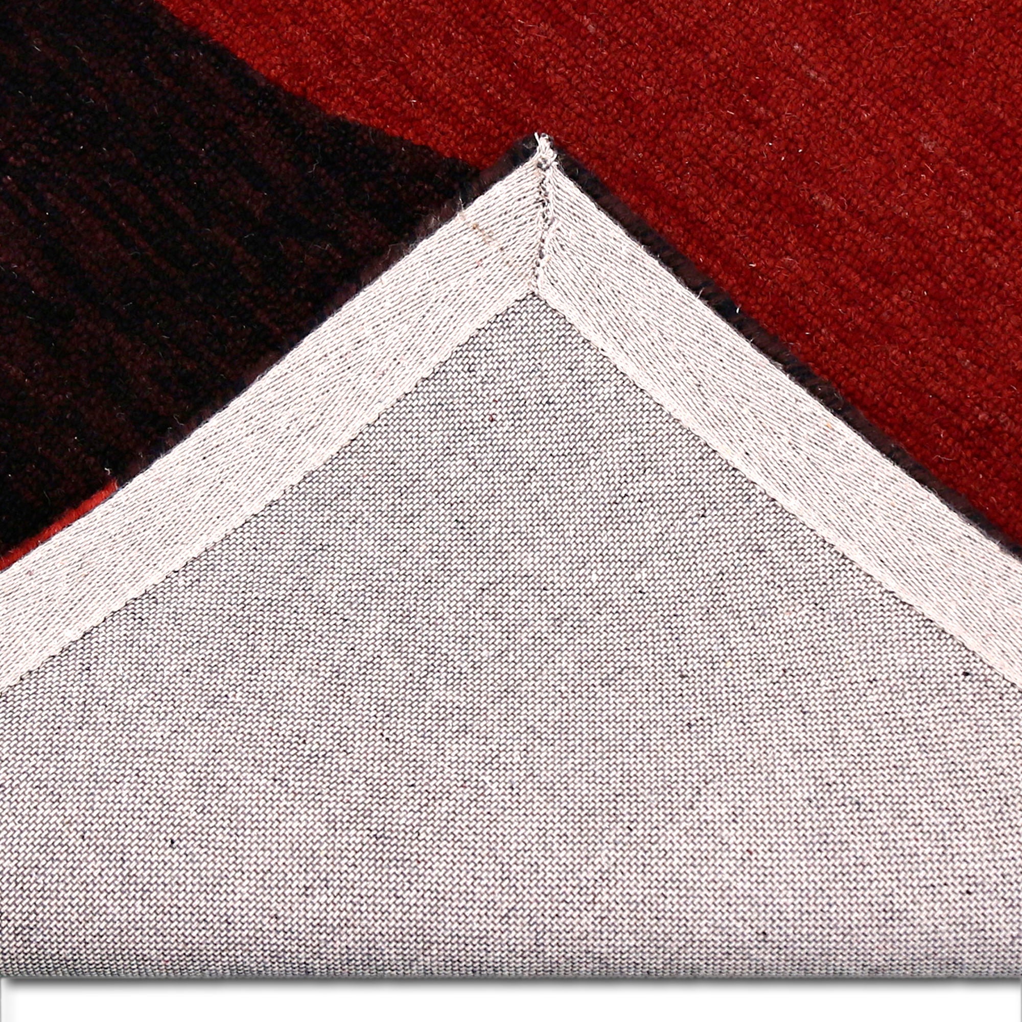 Abstract Lady Hat Hand Tufted Wool Wall Rug