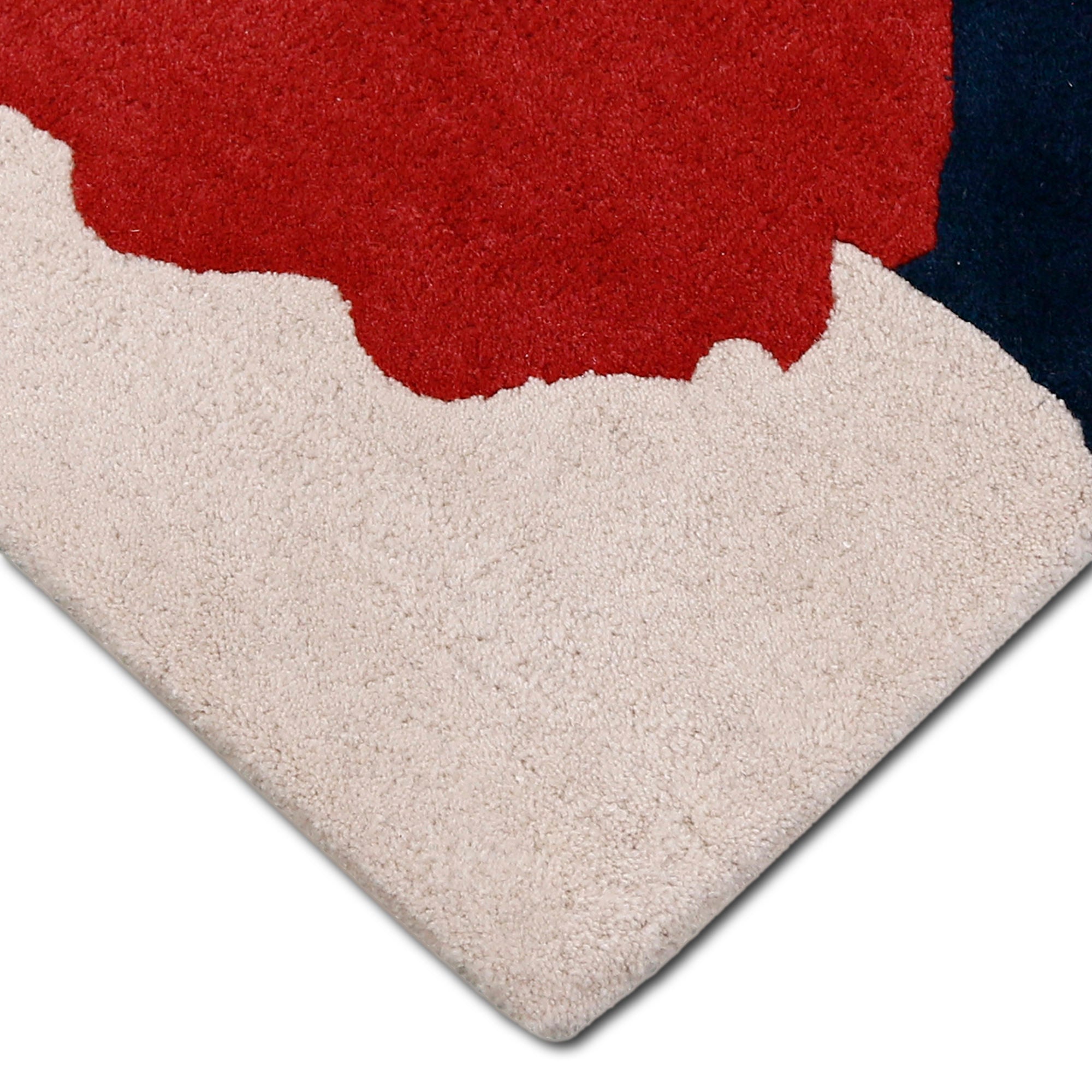 Dancing Couple Hand Tufted Wool Wall Rug