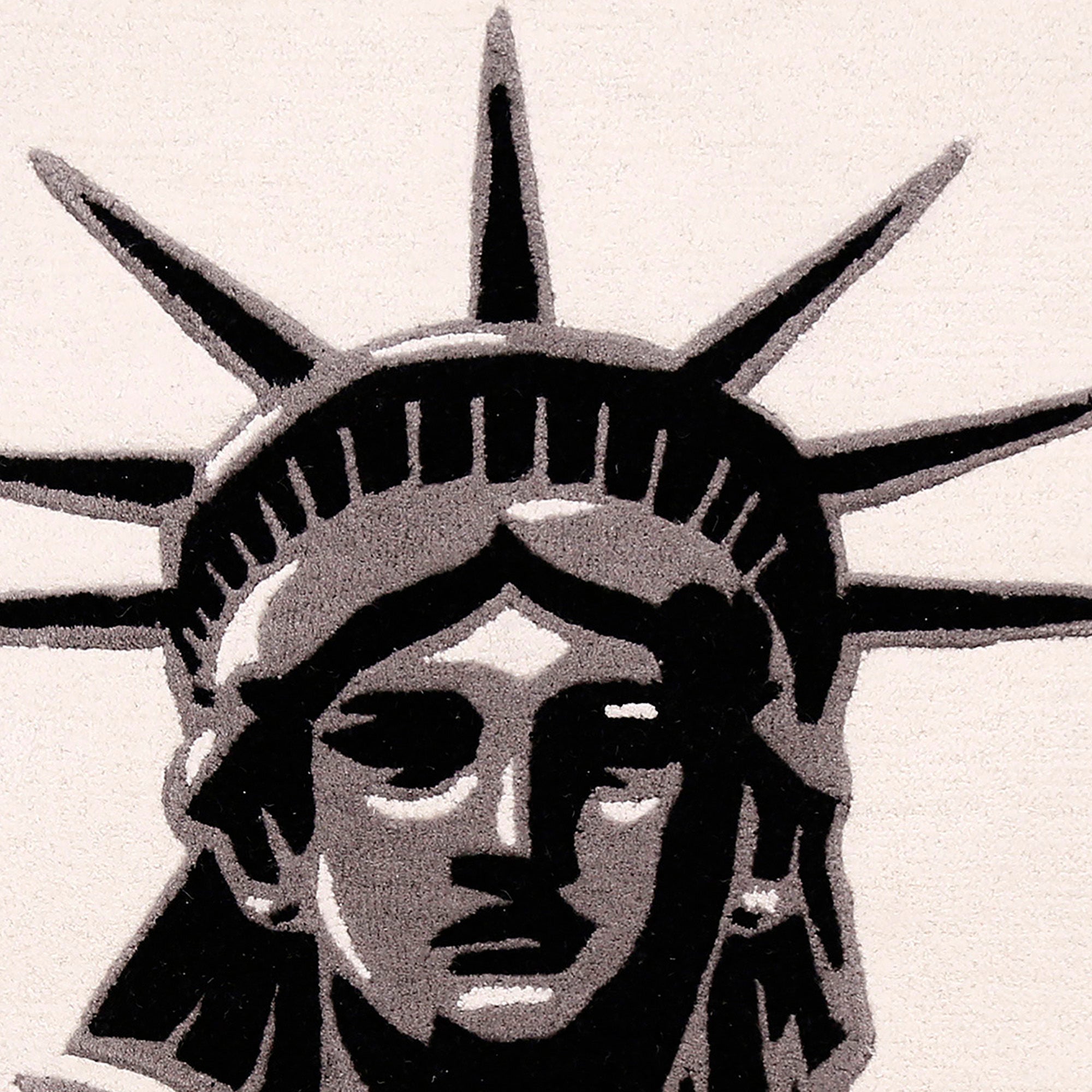 Statue of Liberty Hand Tufted Wool Wall Rug
