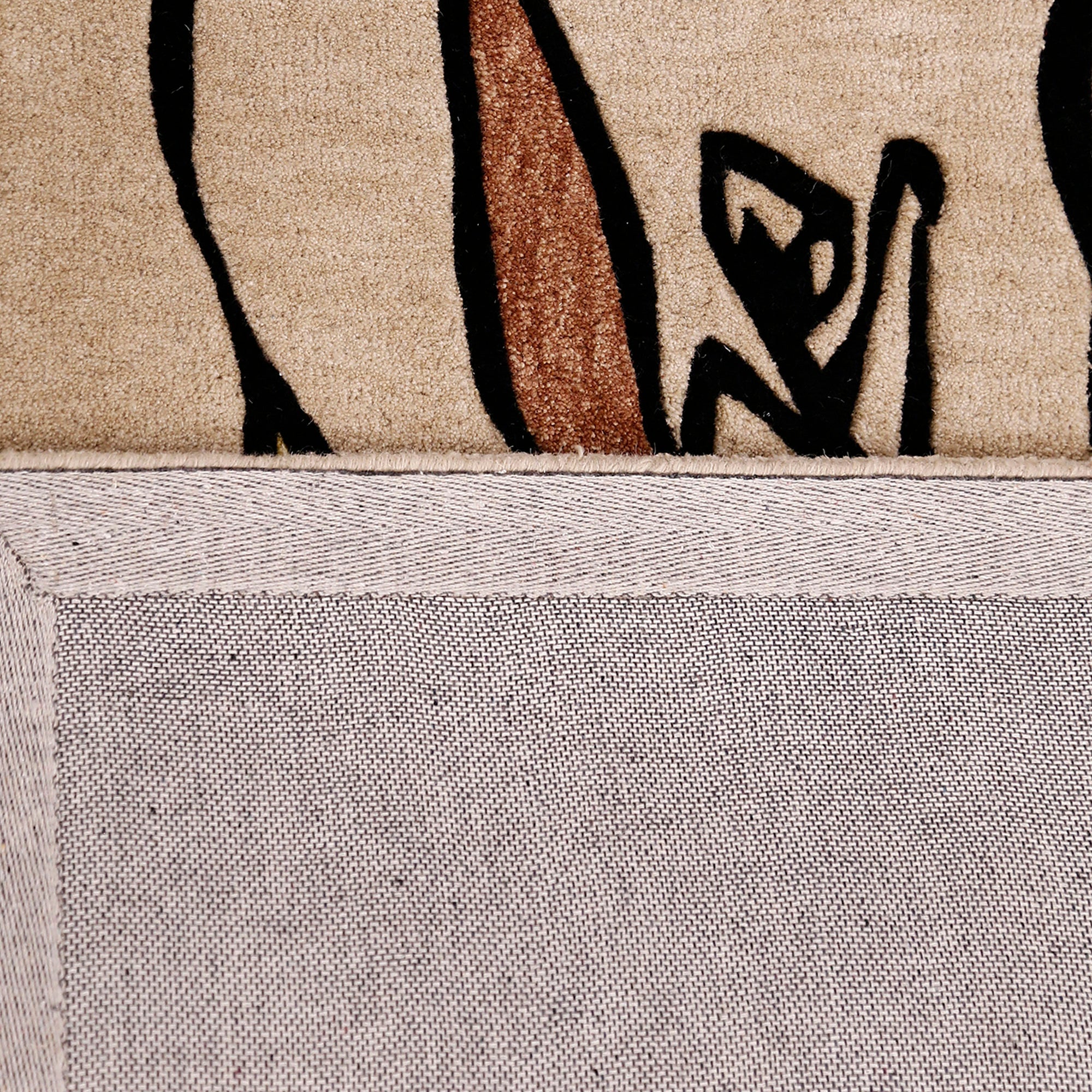 Jazz Trio Musicians Hand Tufted Wool Wall Rug