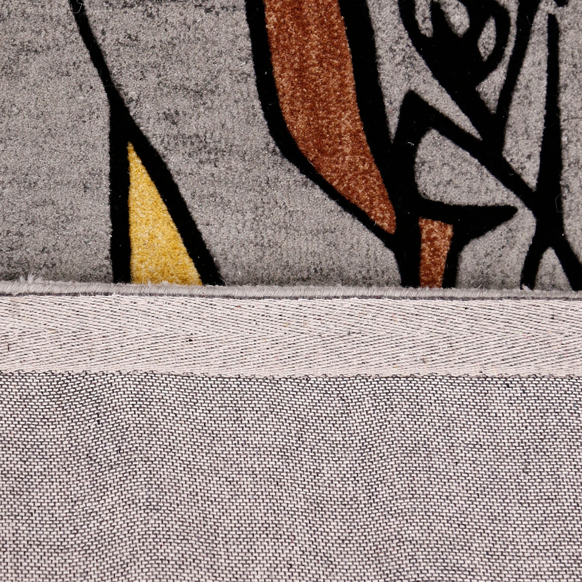 Grey Jazz Trio Musicians Hand Tufted Wool Wall Rug