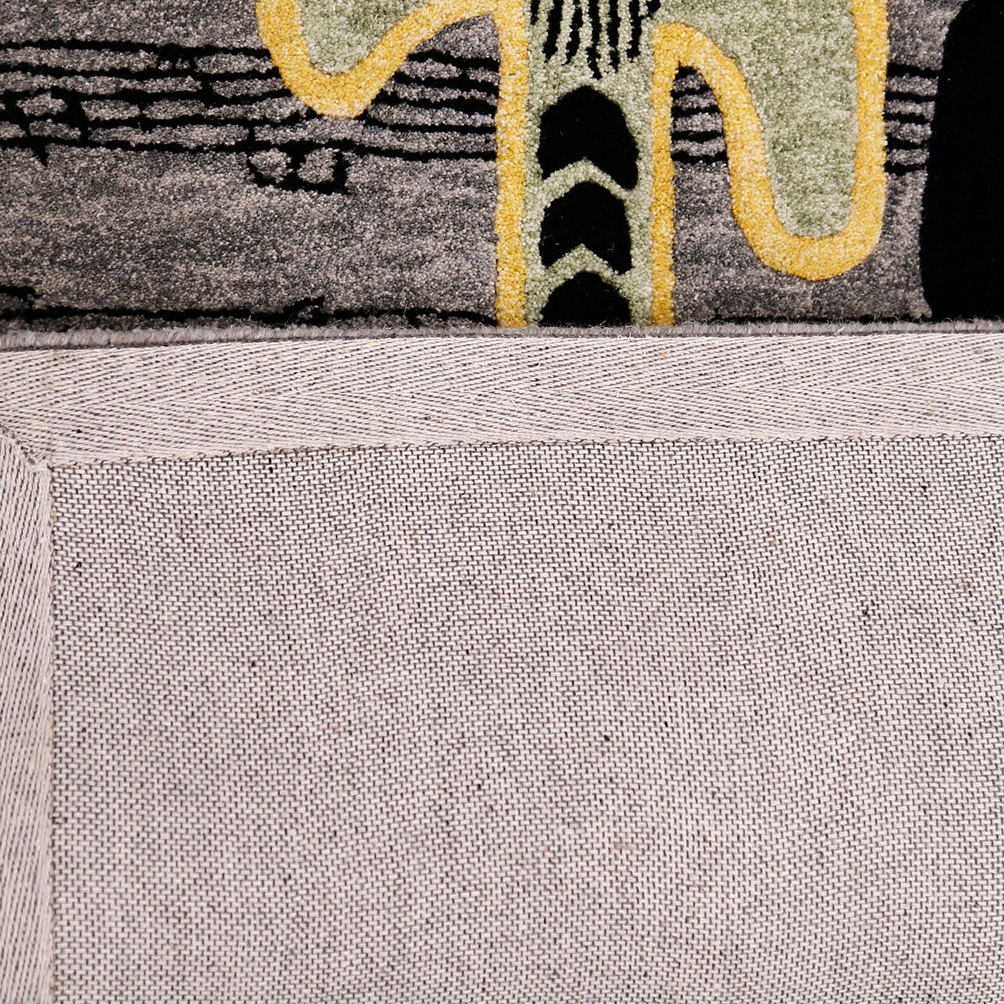 Guitar Treble Clef Hand Tufted Wool Wall Rug
