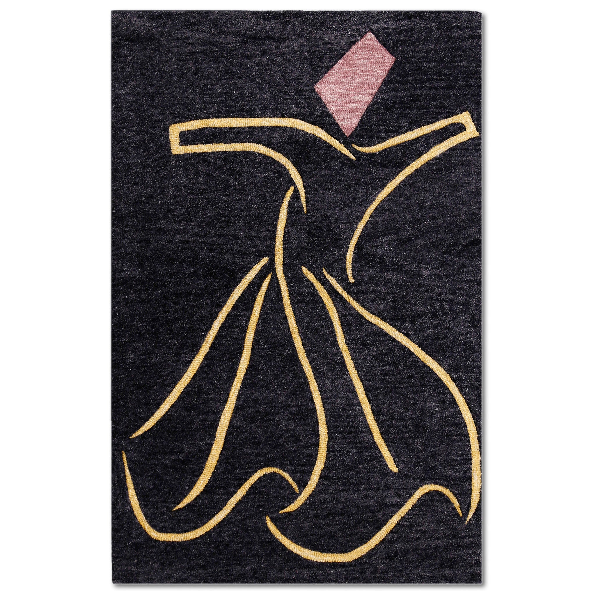 Whirling Dervish Hand Tufted Wool Wall Rug