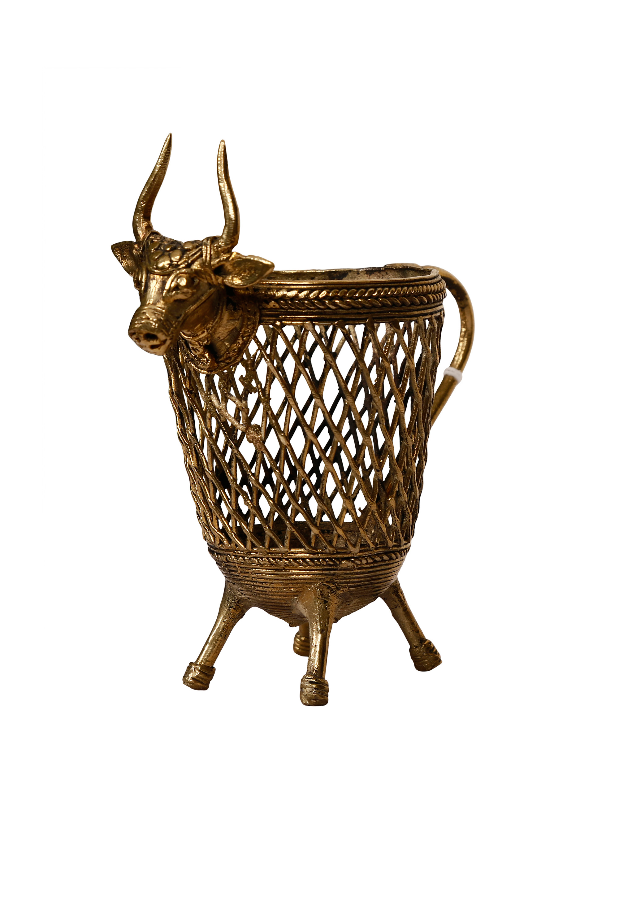 Khushi-Living-Artefacts-Brass-Bucket