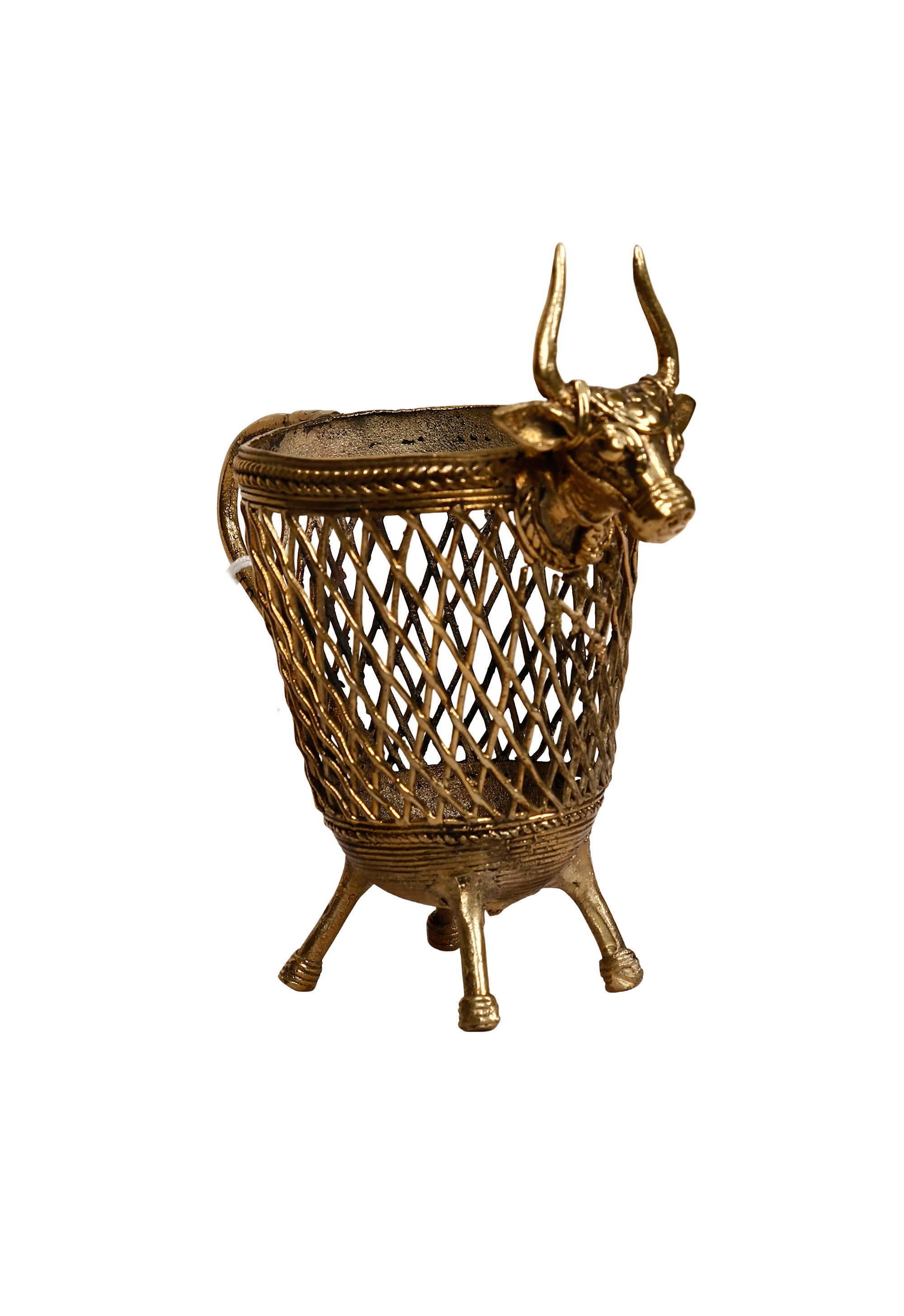 Khushi-Living-Artefacts-Brass-Bucket