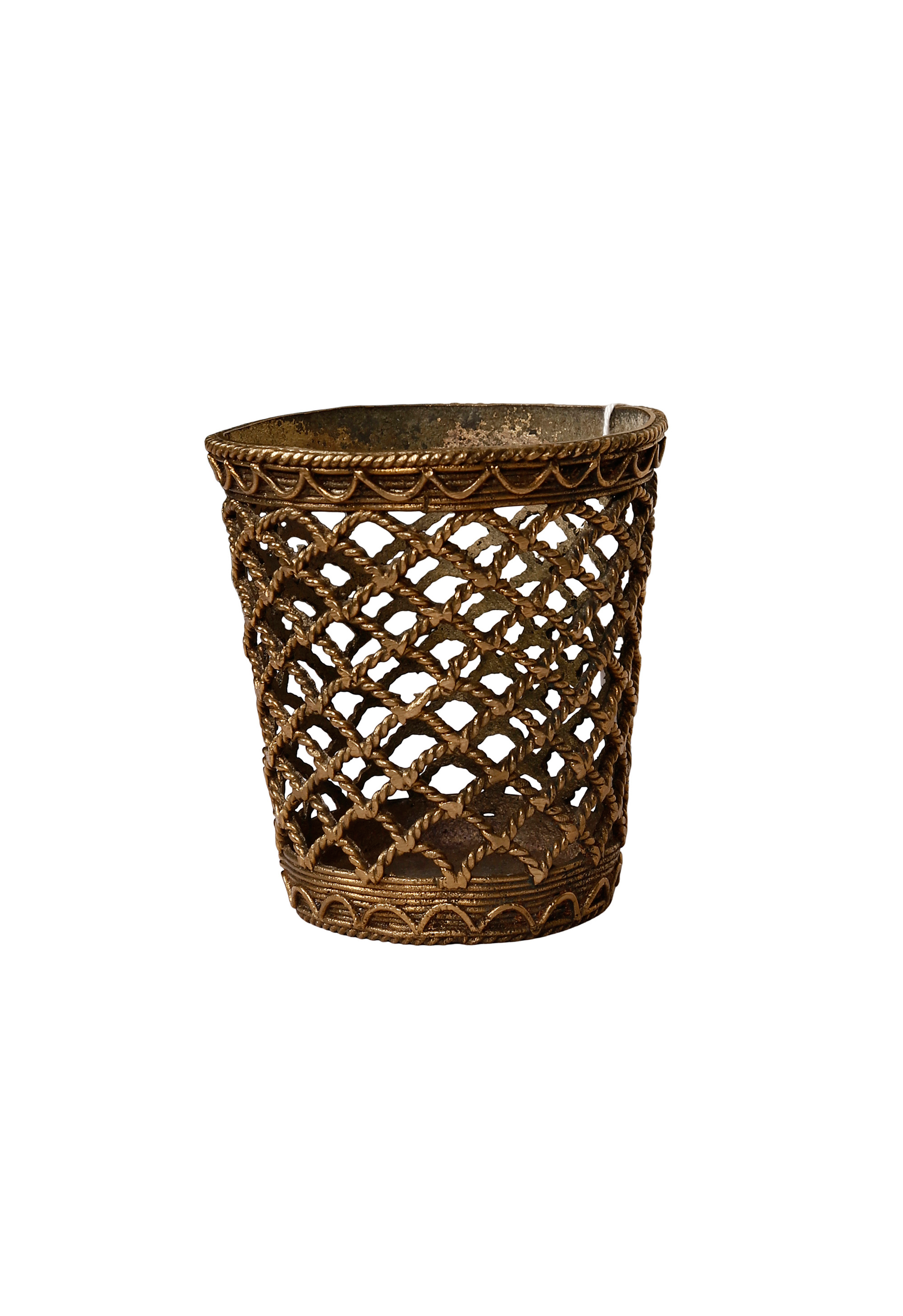 Khushi-Living-Artefacts-Brass-Pen Holder