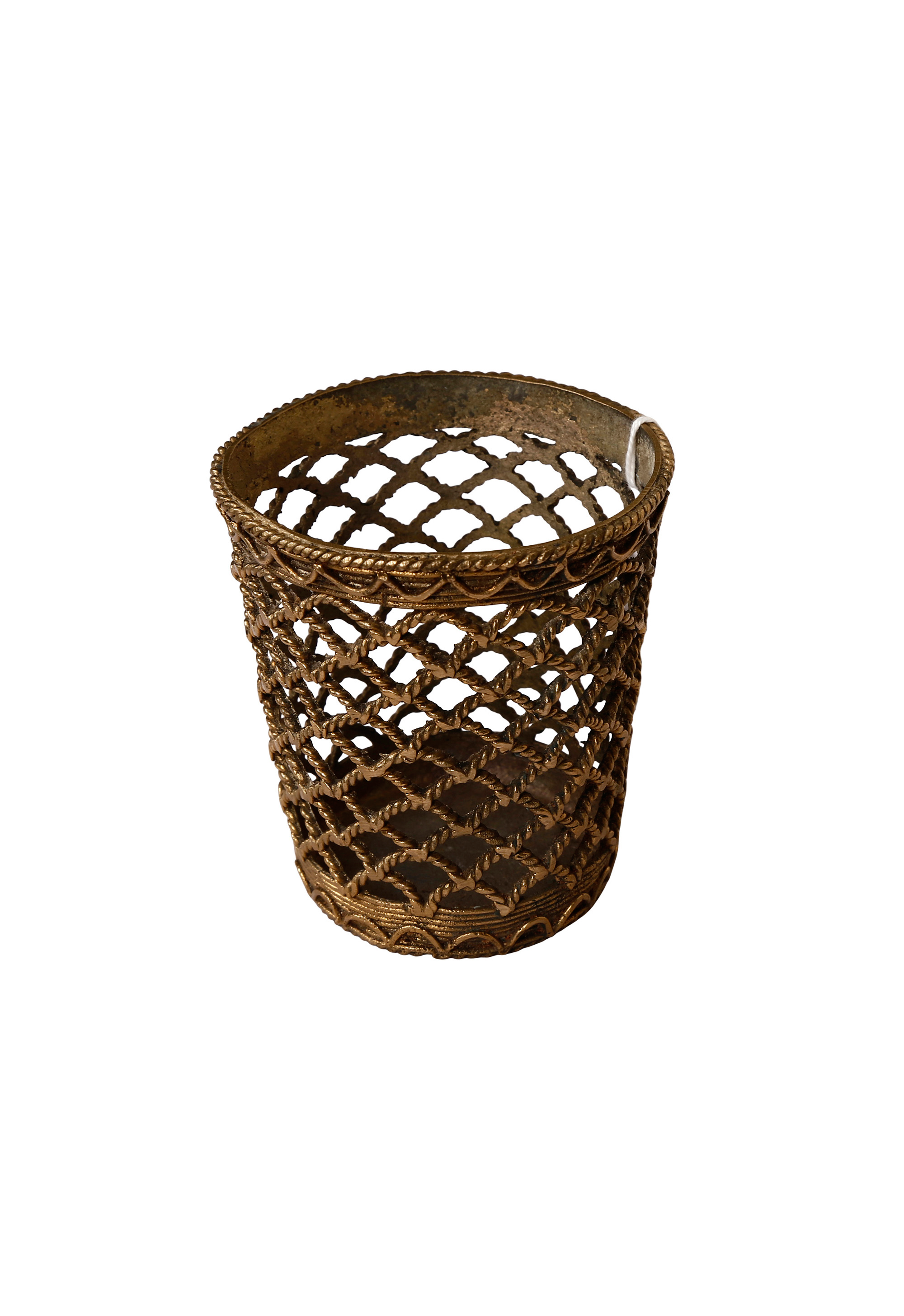 Khushi-Living-Artefacts-Brass-Pen Holder