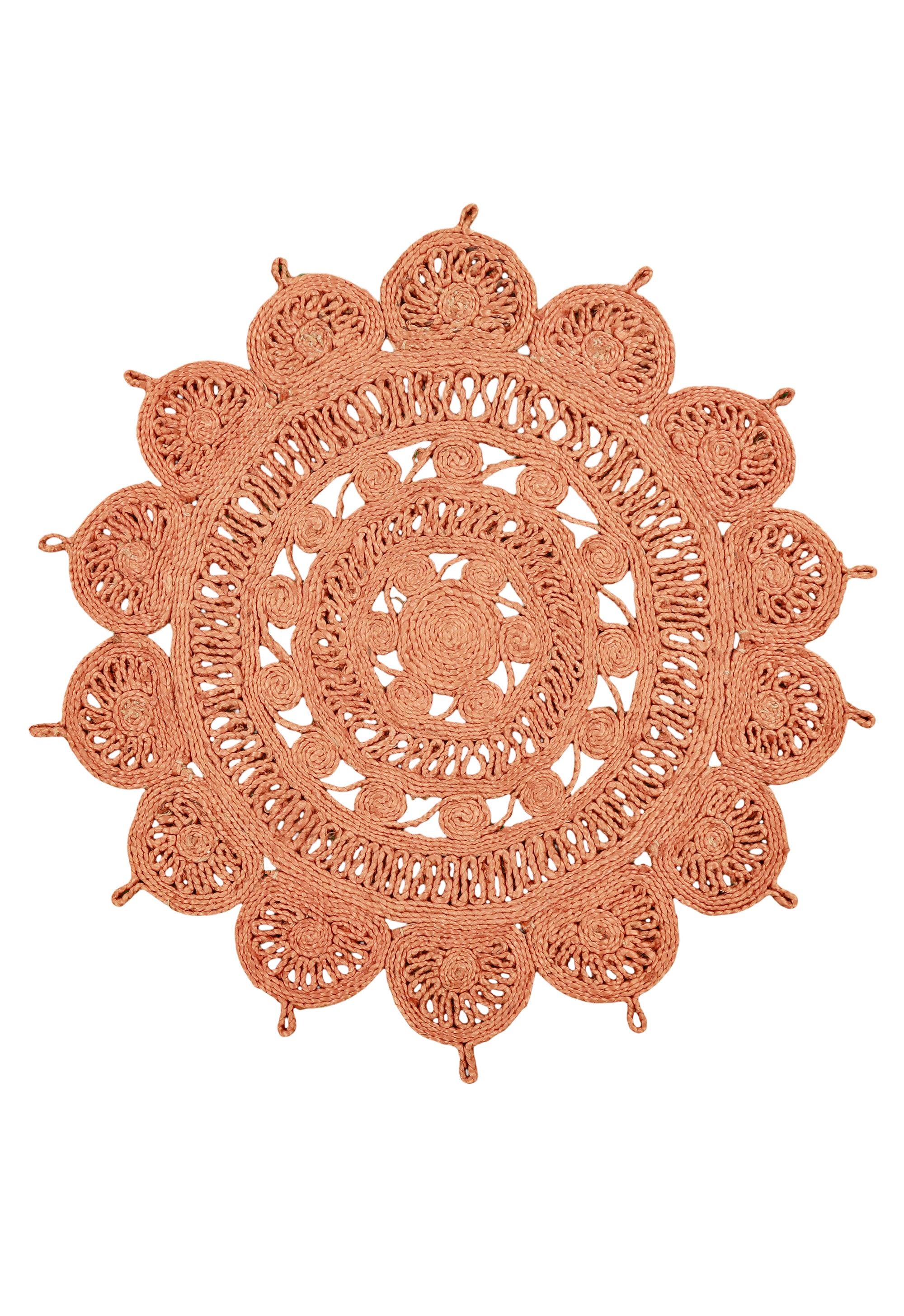 Orange Petal Dhurrie