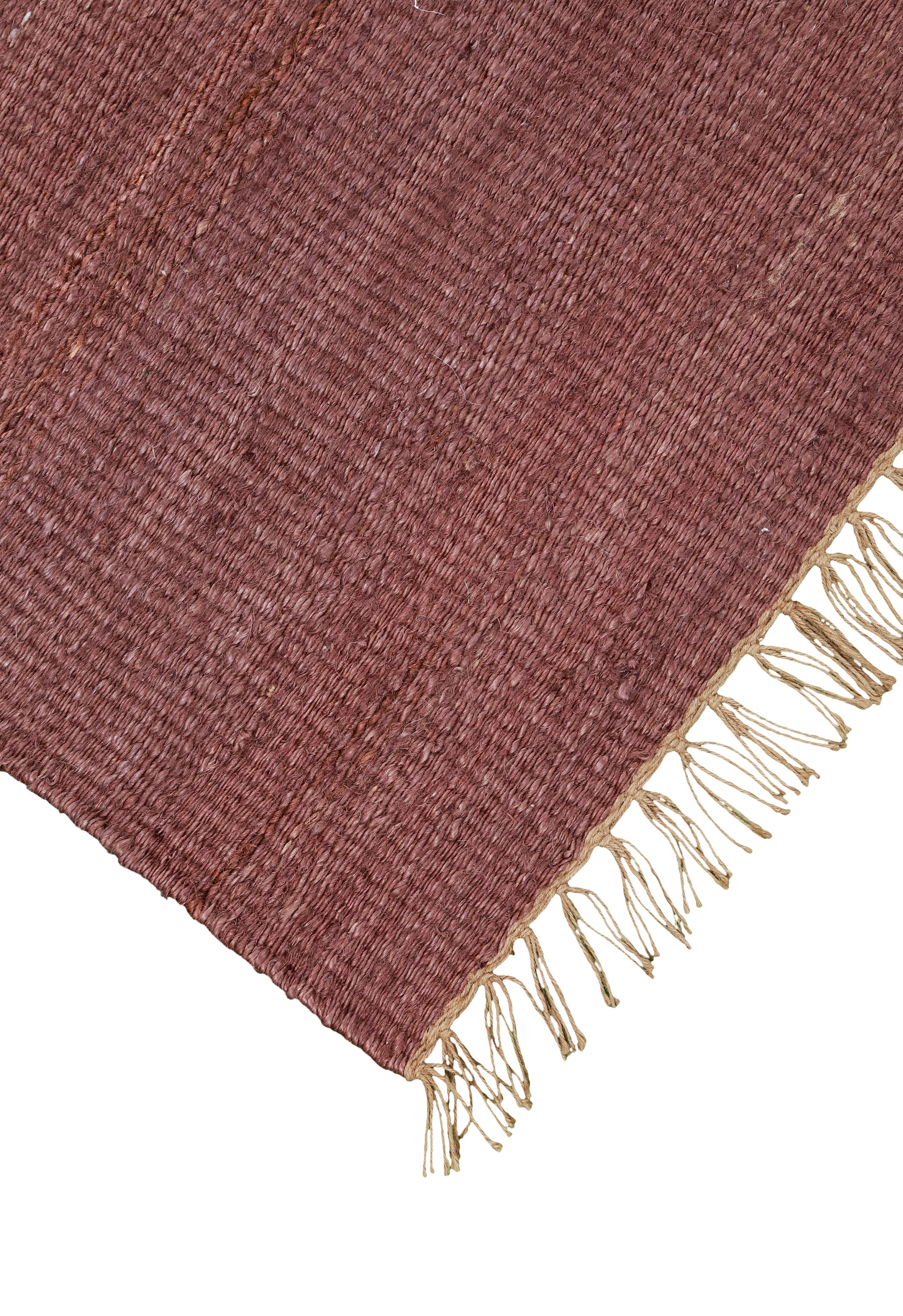 Dusty Rose Plain Dhurrie