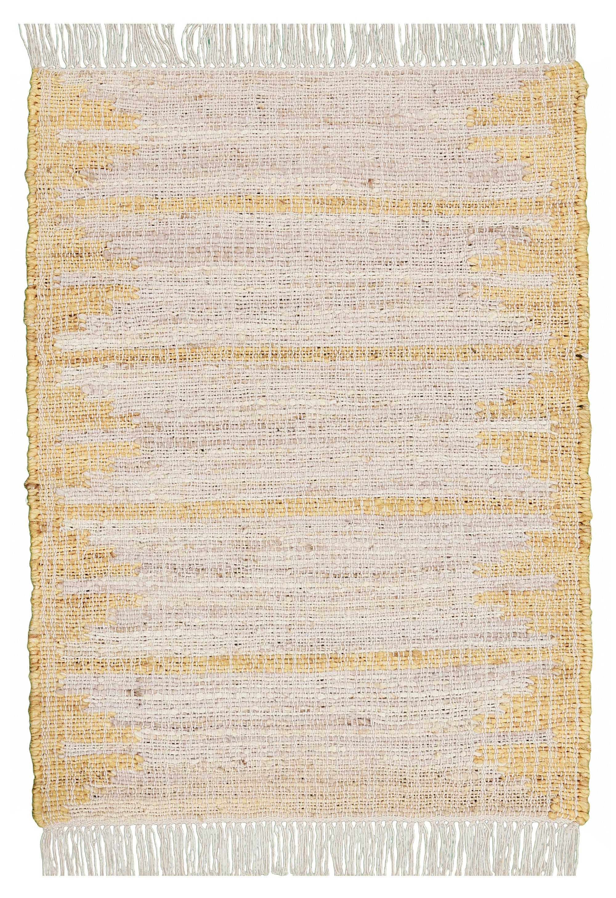 Golden Edge Dhurrie
