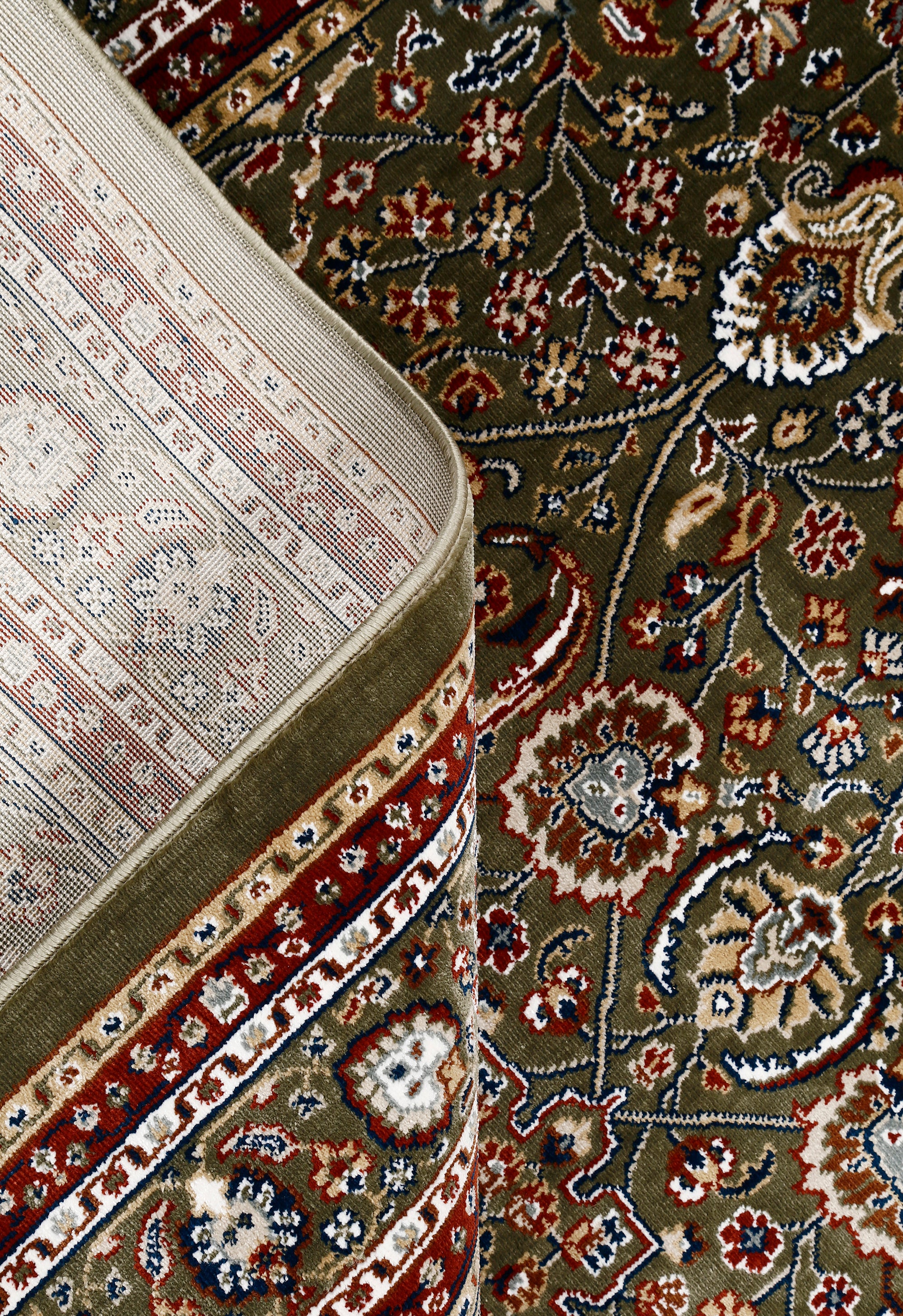 Heritage Green Area Rug