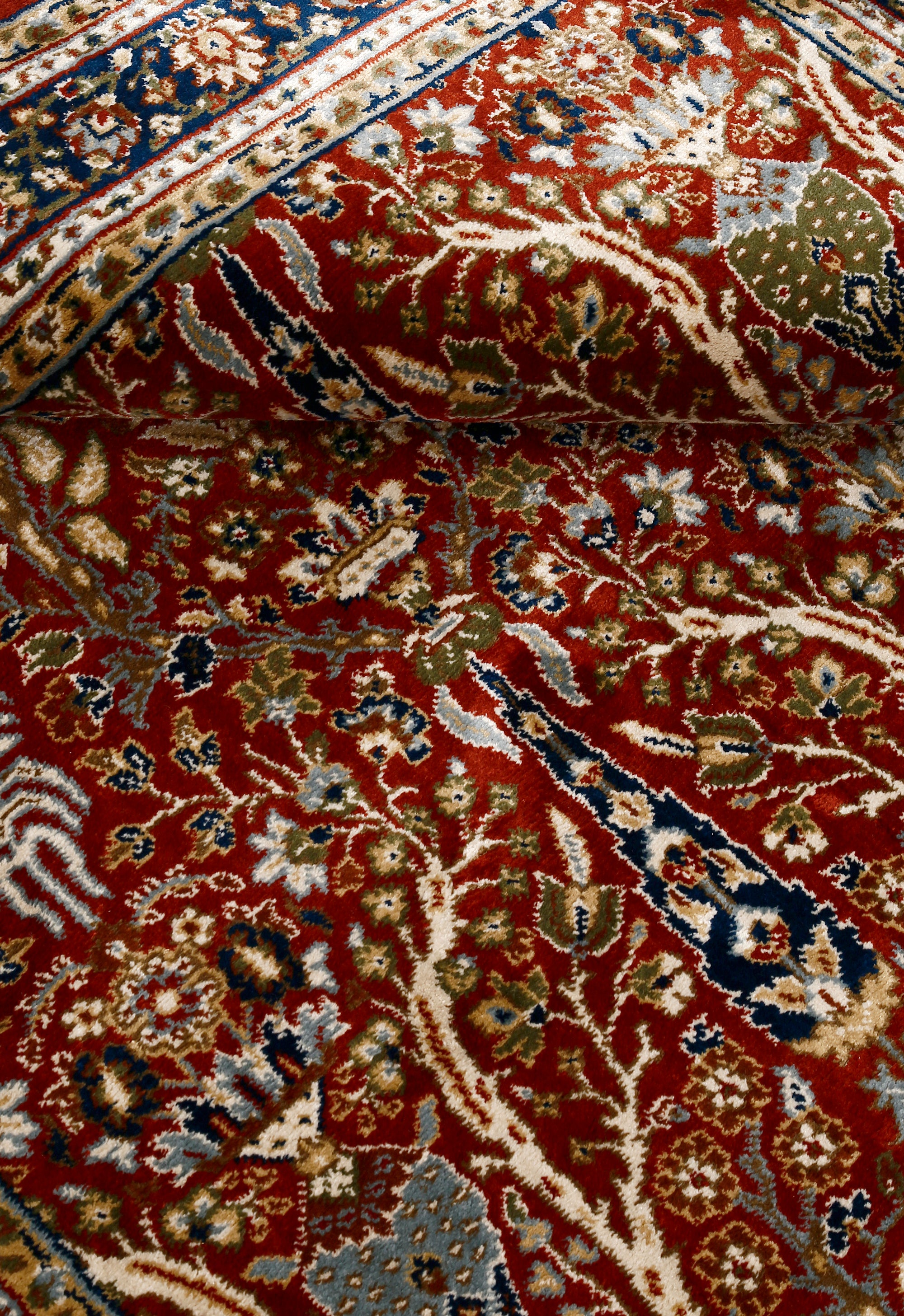 Heritage Red Floral Rug