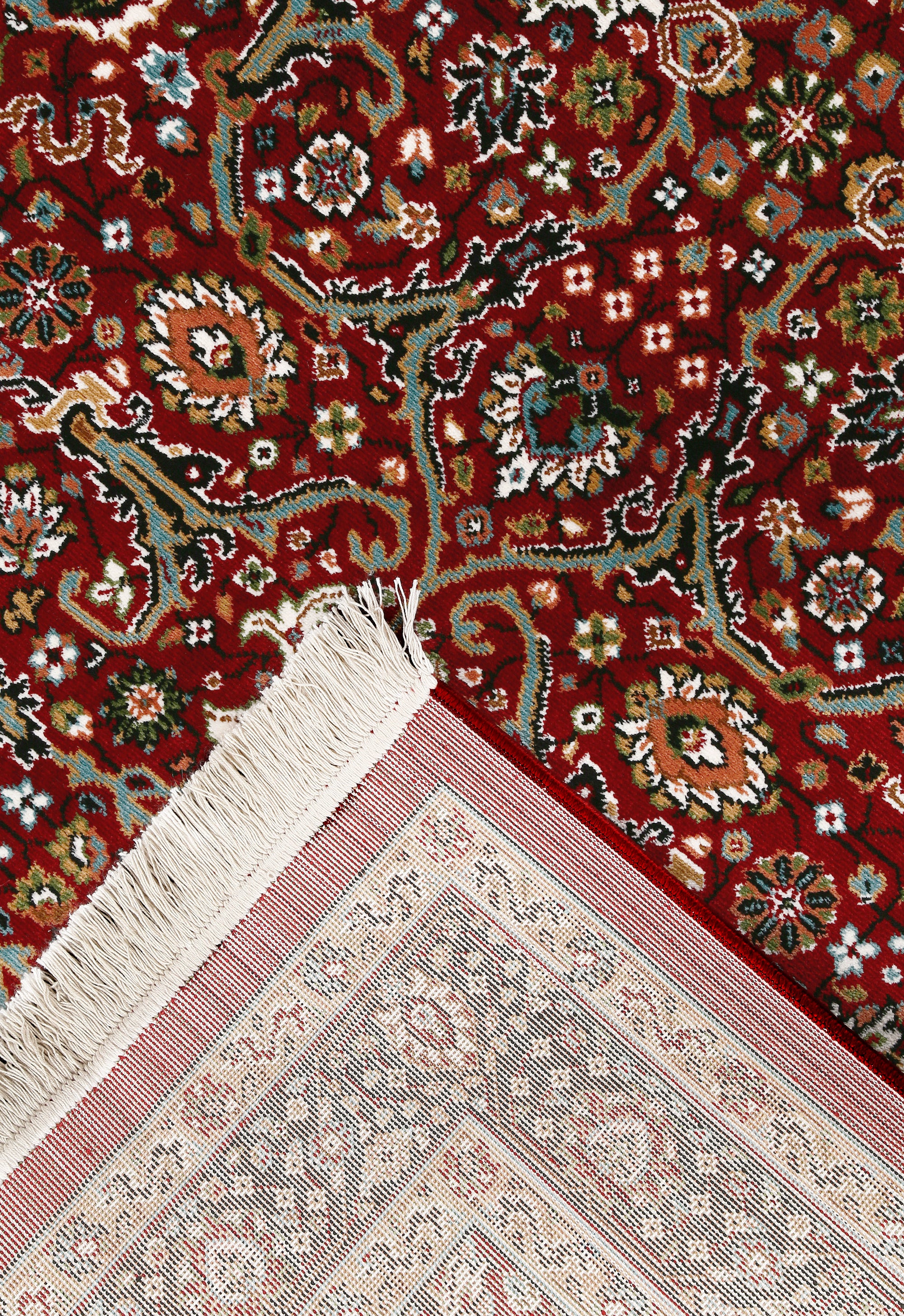 Classic Red Floral Rug