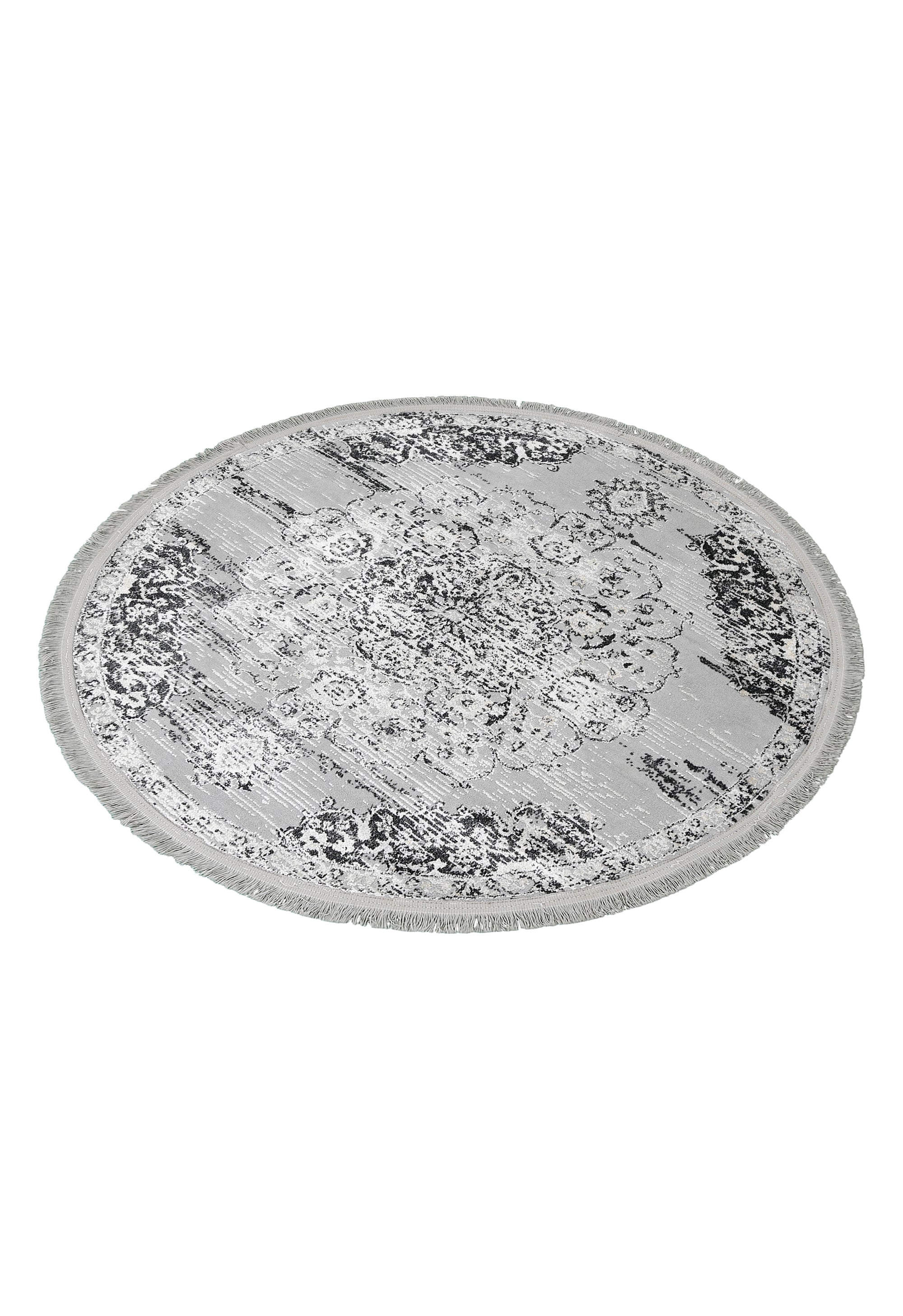 Ash Crown Medallion Rug