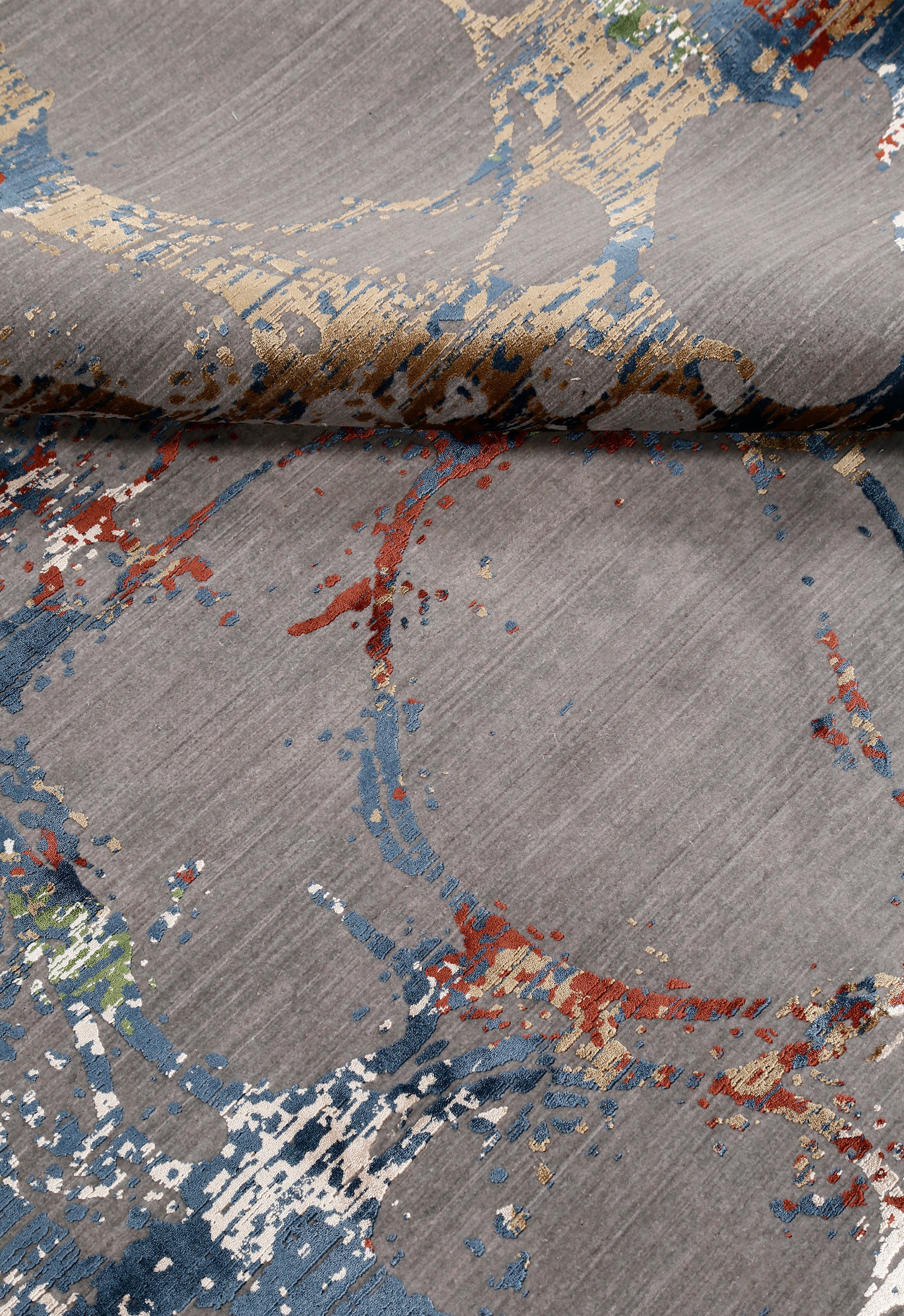 Crackle Abstract Rug