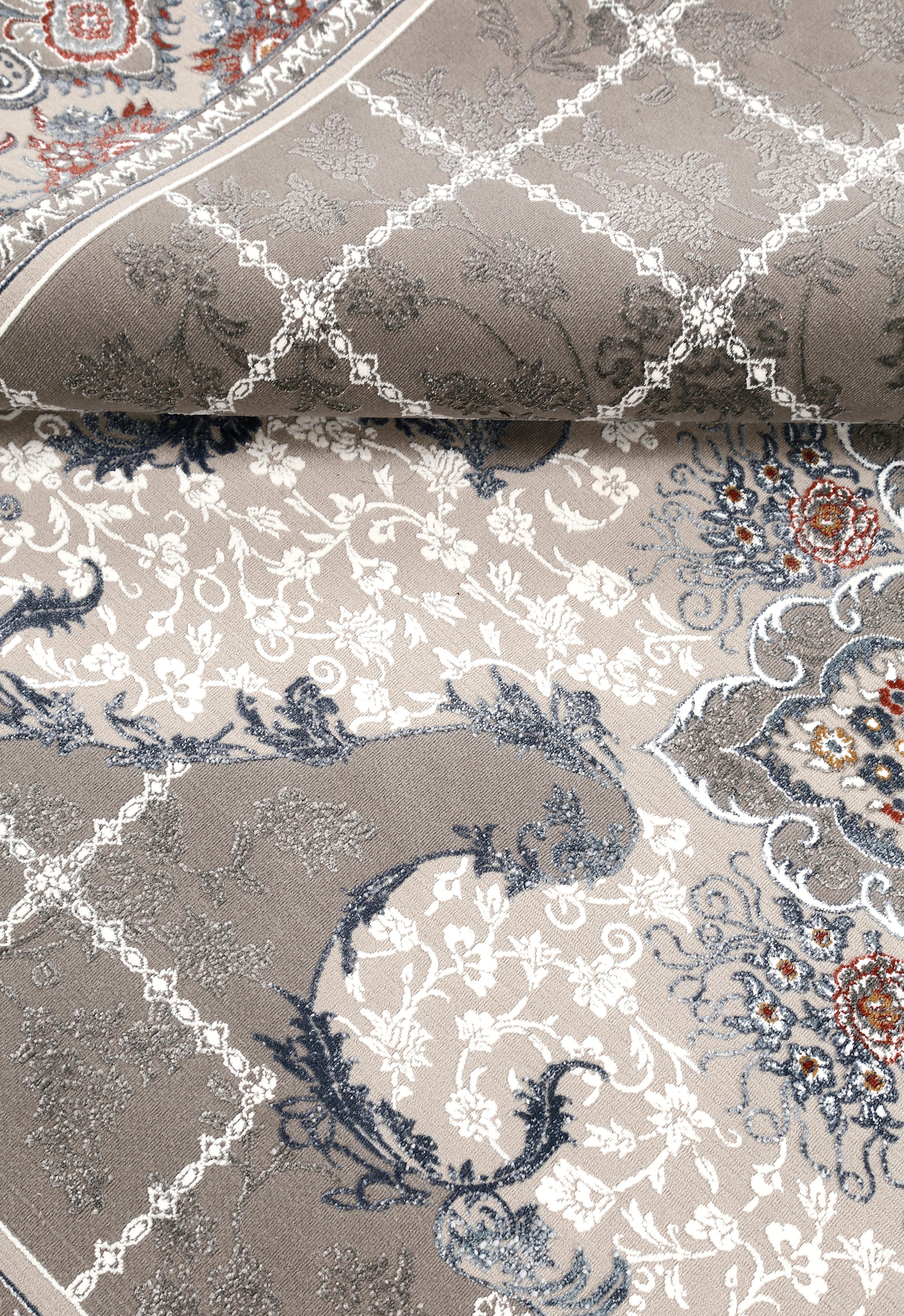 Silver Mahal Rug