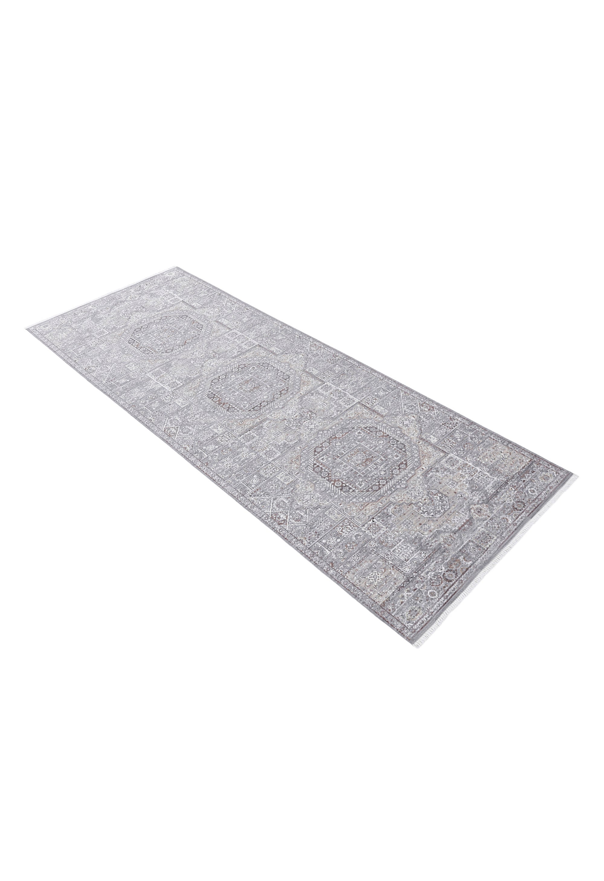 Triple Medallion Runner Rug