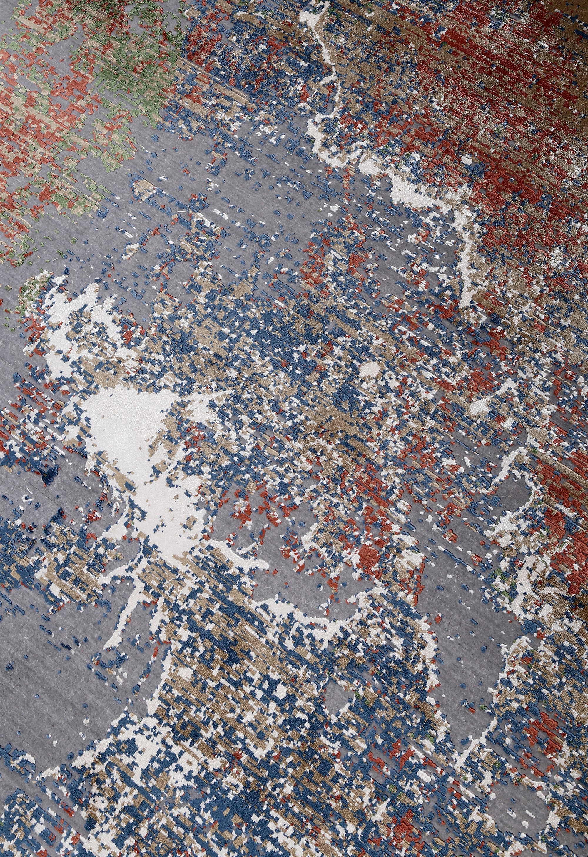 Multicolor Abstract Runner Rug