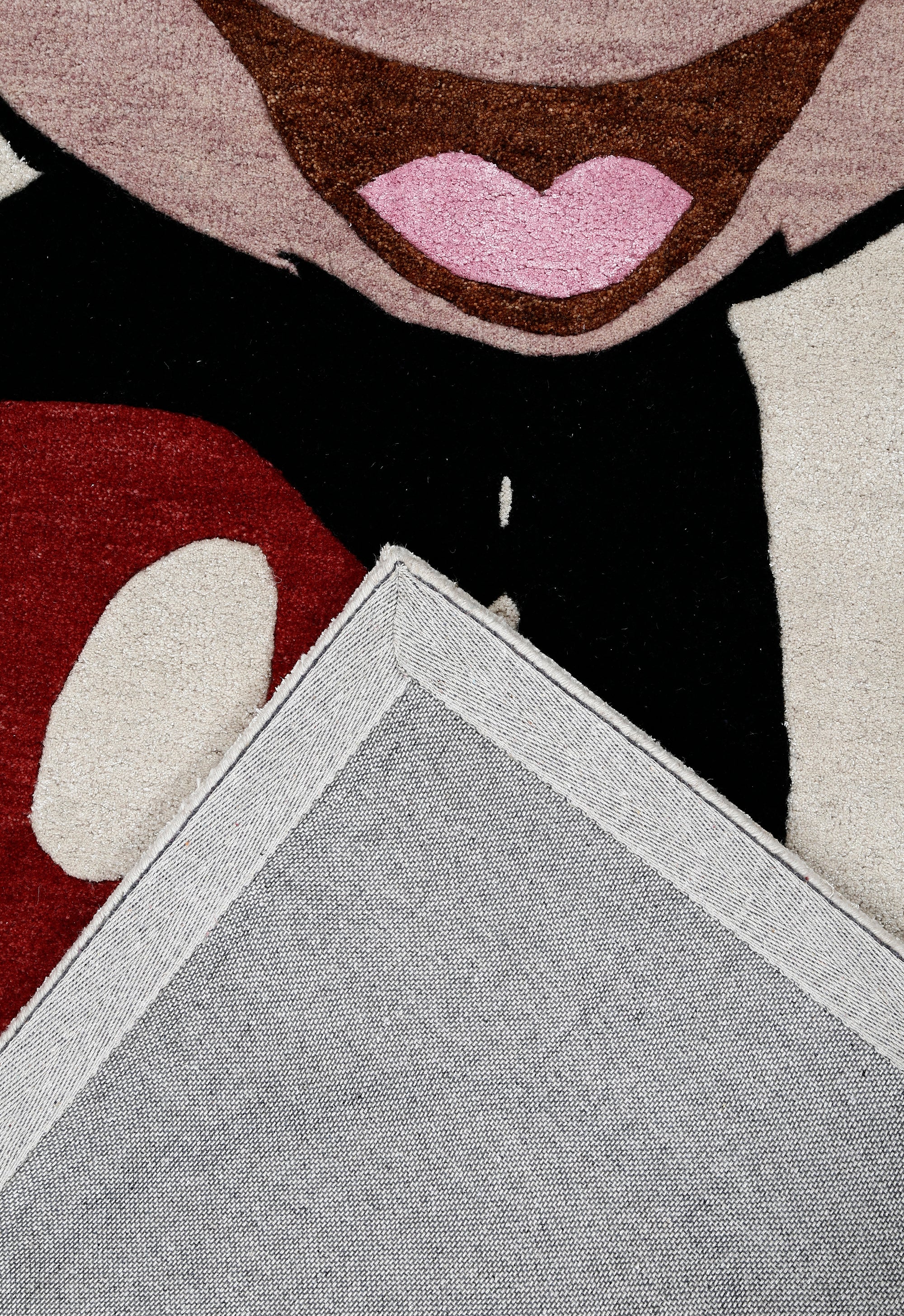 Colorful Cartoon Mouse Rug