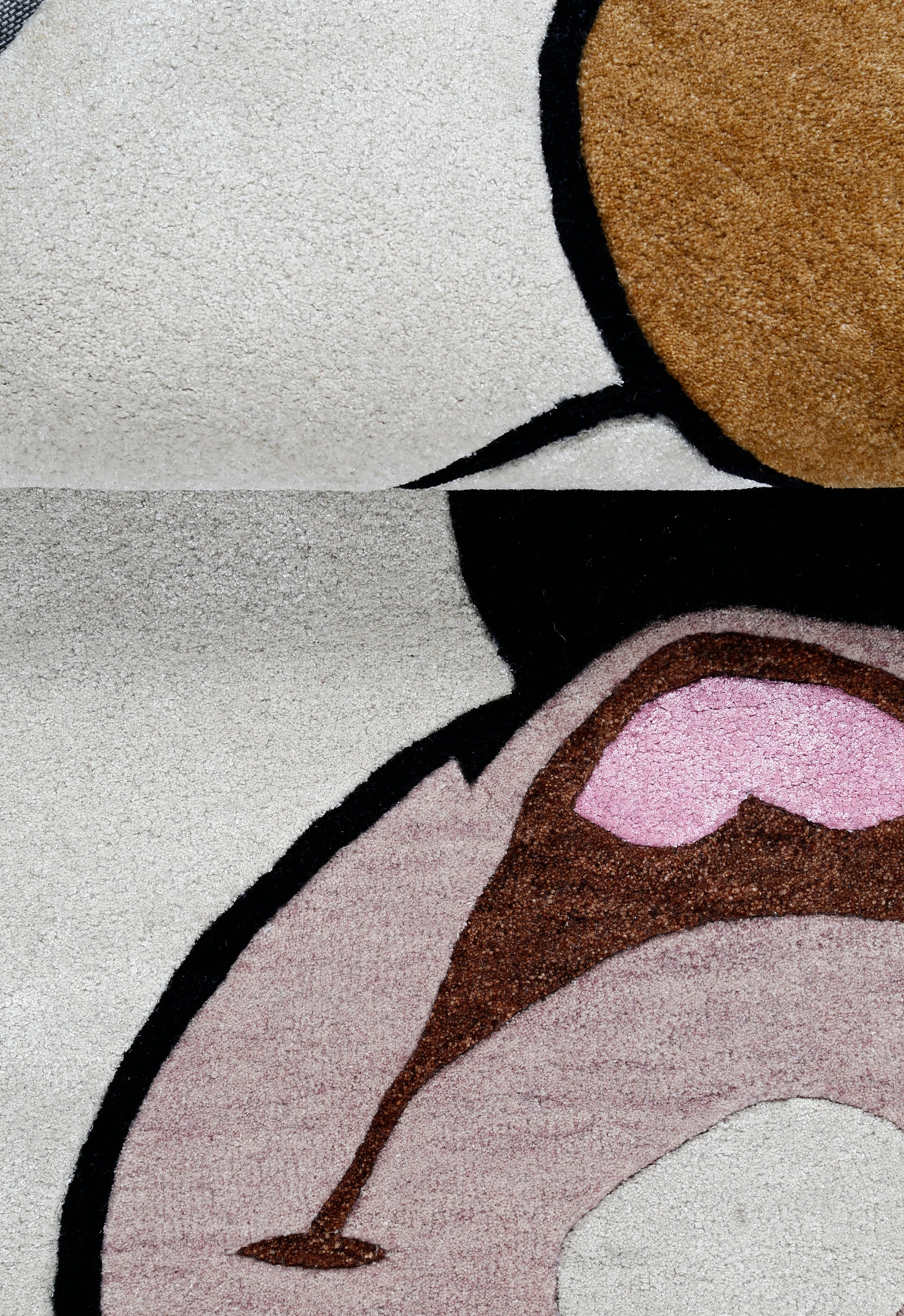 Colorful Cartoon Mouse Rug