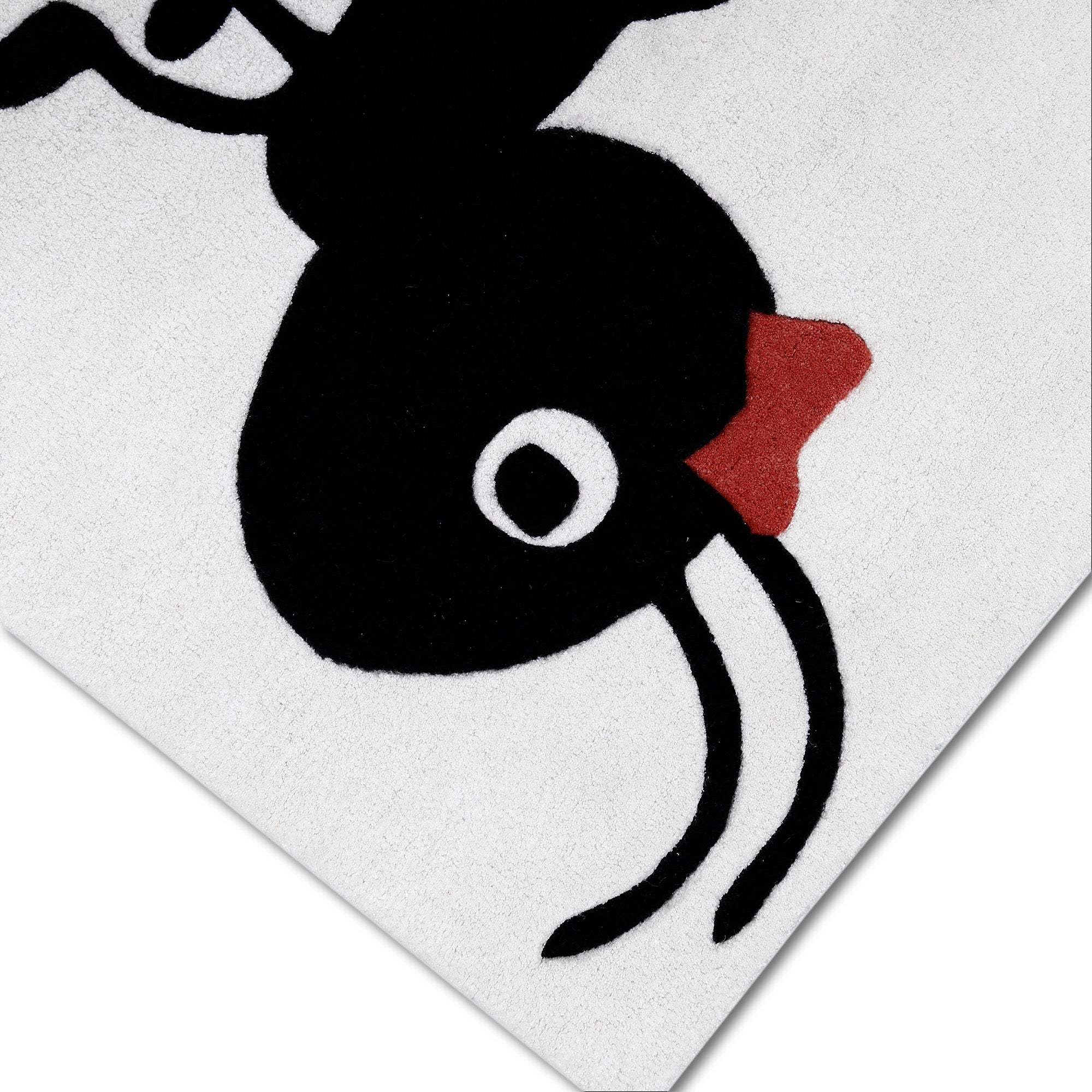 Cute Ants Hand Tufted Wool Wall Rug for Kids