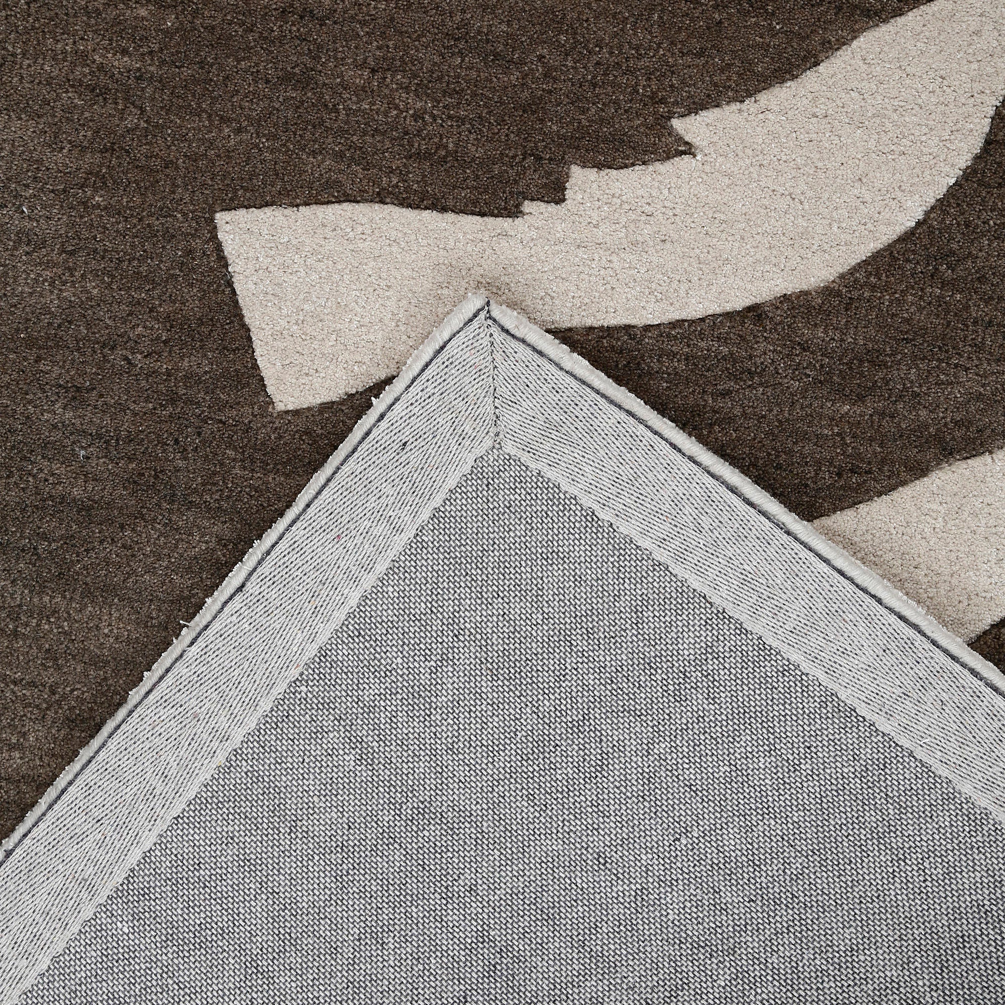 Monkey Hand Tufted Wool Wall Rug – Charcoal Grey