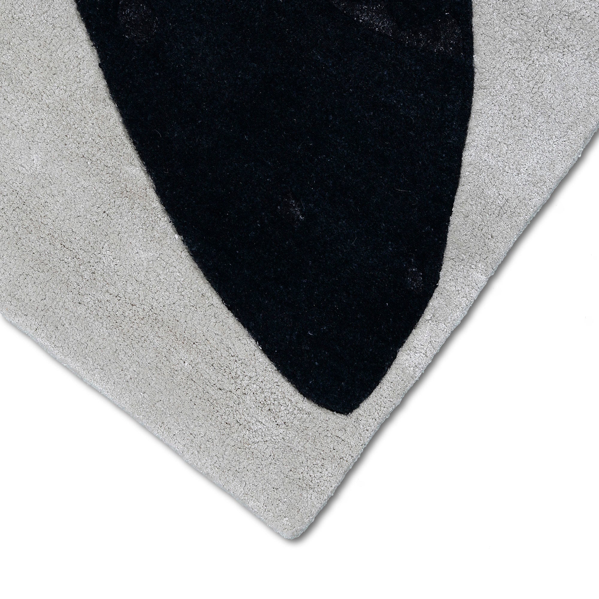 Black Shark Hand Tufted Wool Wall Rug