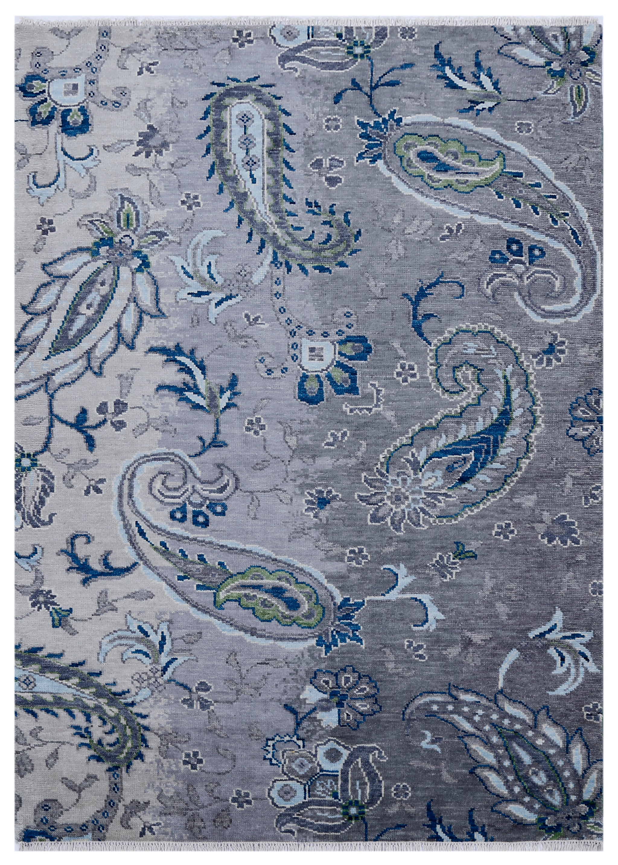 Silver Paisley