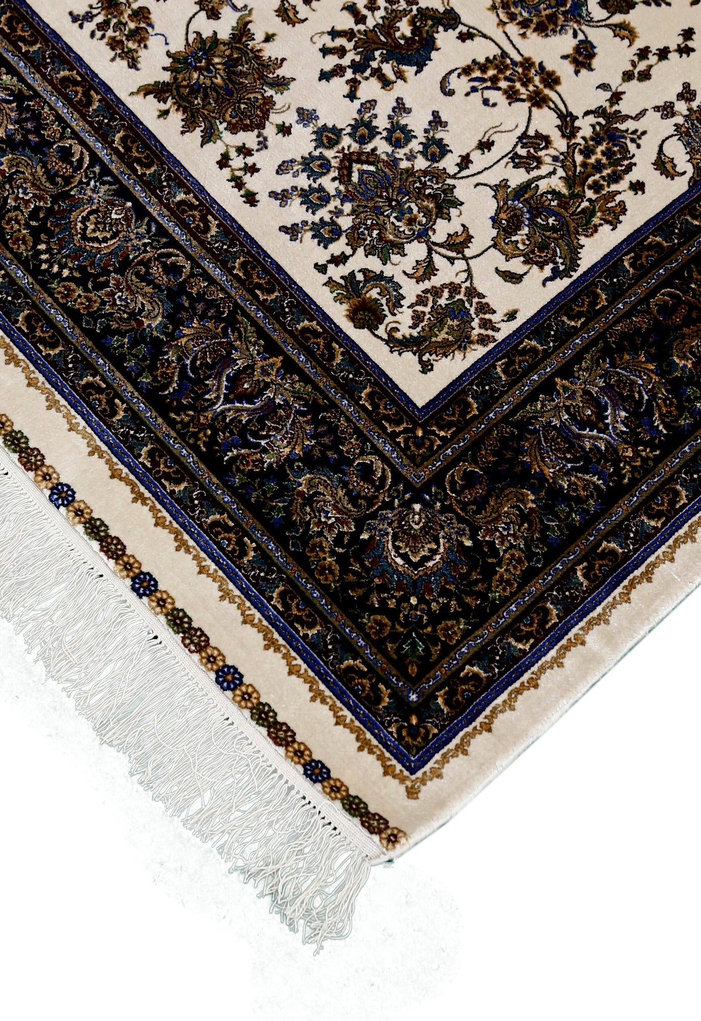 Cream Noir Floral Rug