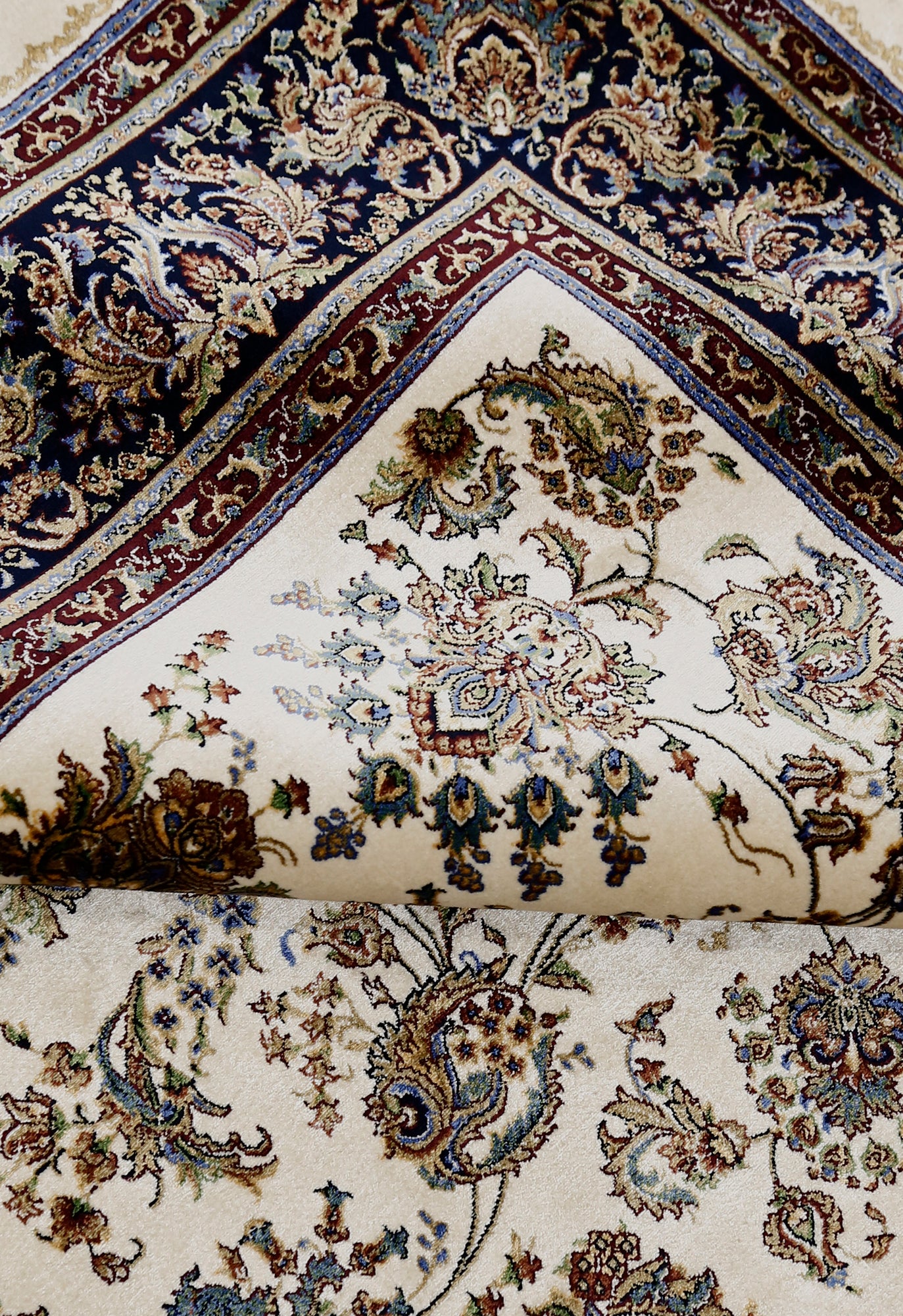 Cream Noir Floral Rug